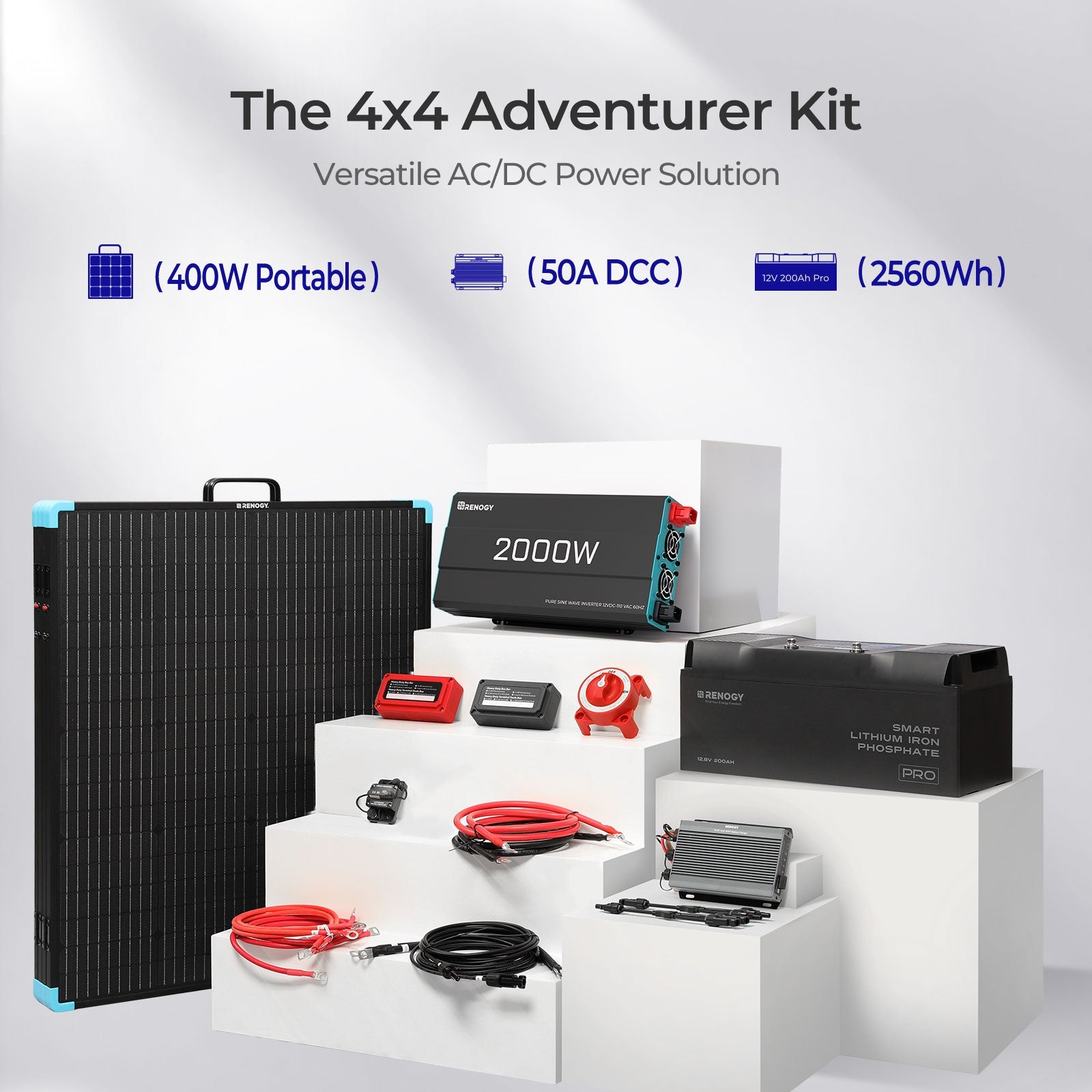 Renogy Off-road Solution (400W Solar | 2.56kWh Battery)