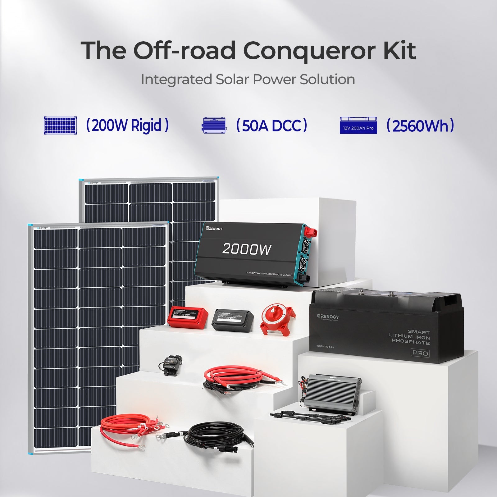 Renogy Off-road Solution (400W Solar | 2.56kWh Battery)