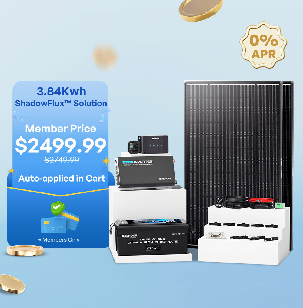Renogy ShadowFlux™ RV Solution (1.28kWh | 2.56kWh | 3.84kWh)