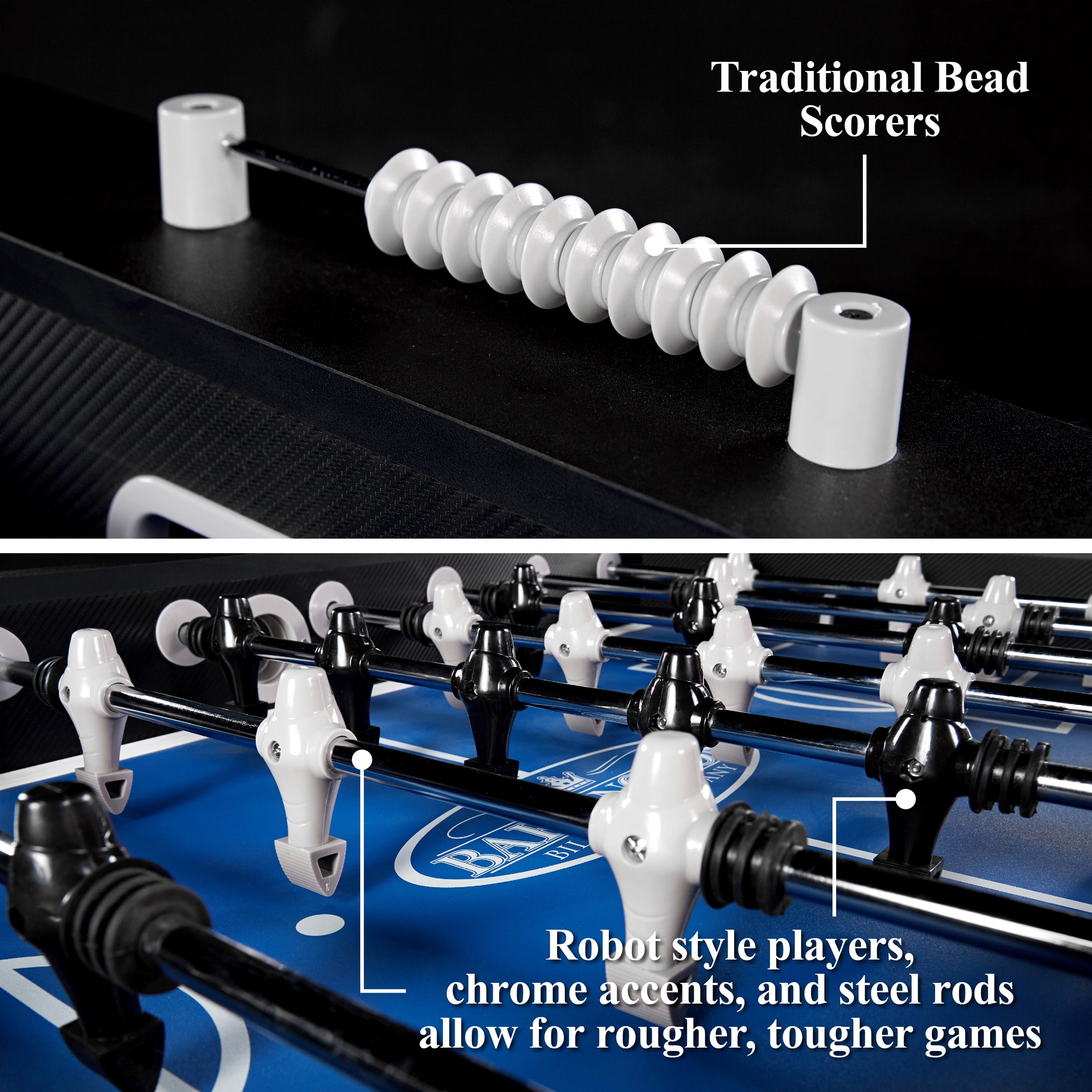 58” Irvine Foosball Table Competition Size, Soccer, Accessories Included by