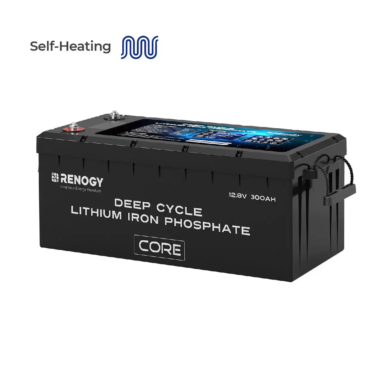 12V 300Ah Deep Cycle Lithium Iron Phosphate Battery w/ Self-Heating | Core Series