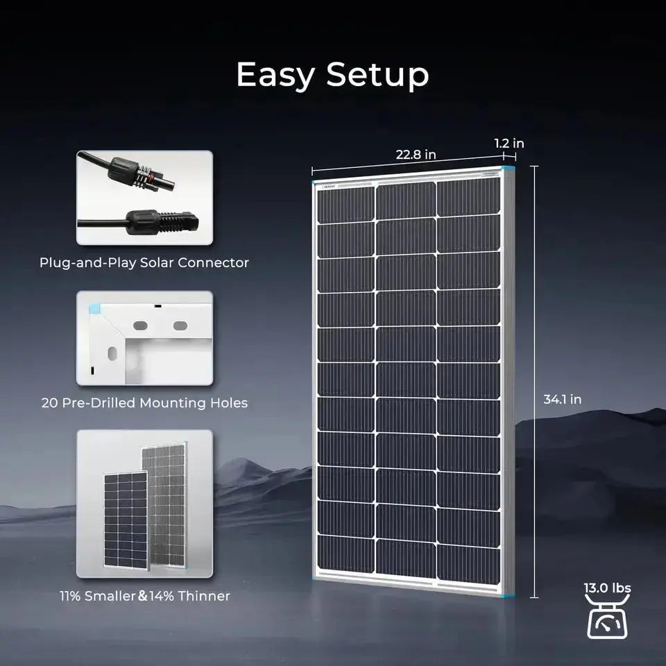 Renogy 800W 12V/24V Starter Solar Panel Kit