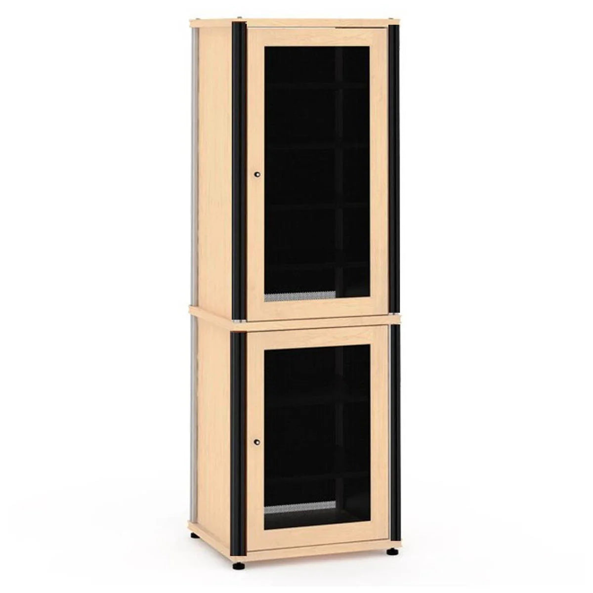 Salamander Designs Synergy Model 703 A/V Cabinet – Maple with Black Posts