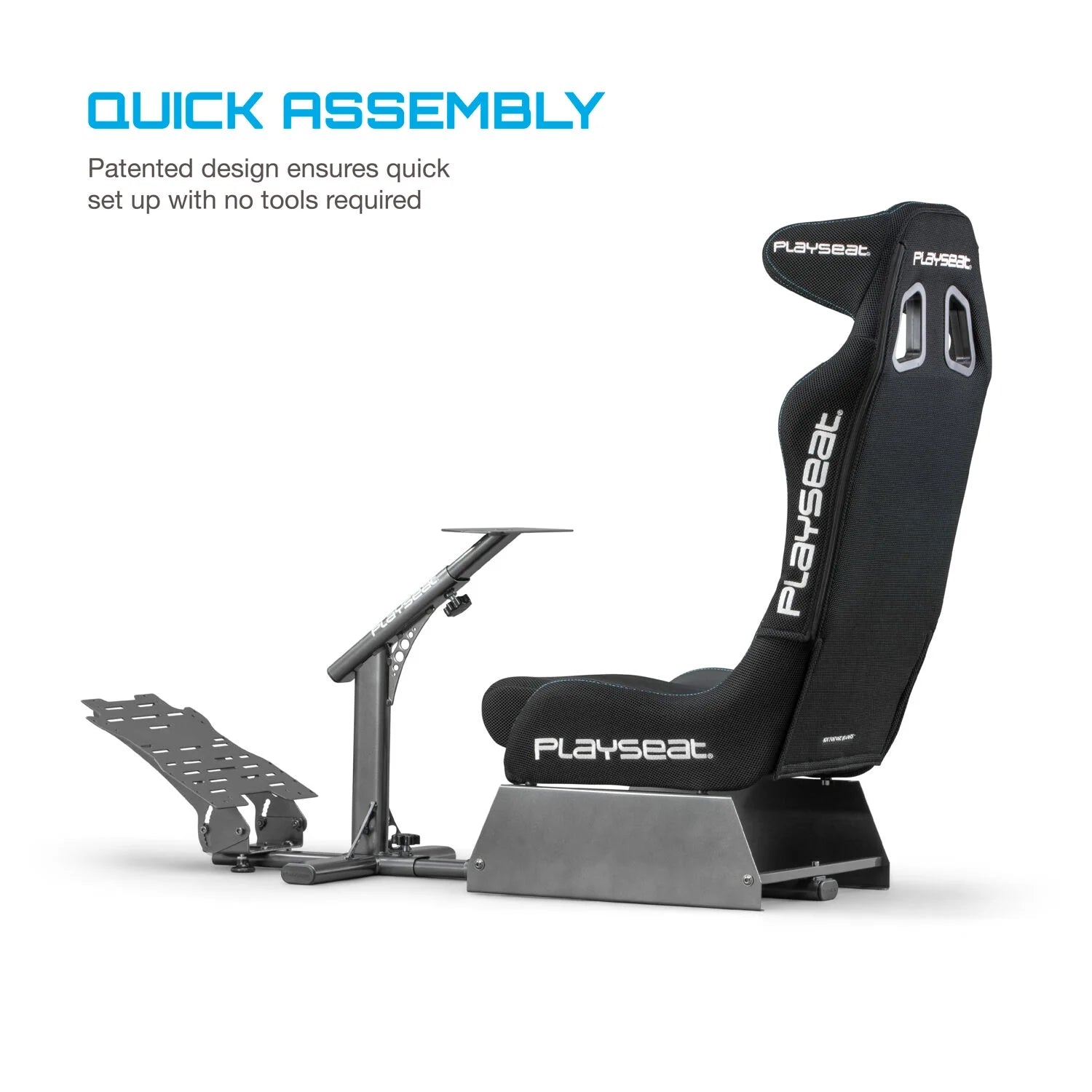 ® Evolution PRO Actifit™ Lightweight Carbon Quality Steel Racing Simulator Cockpit Video Game Chair, Black