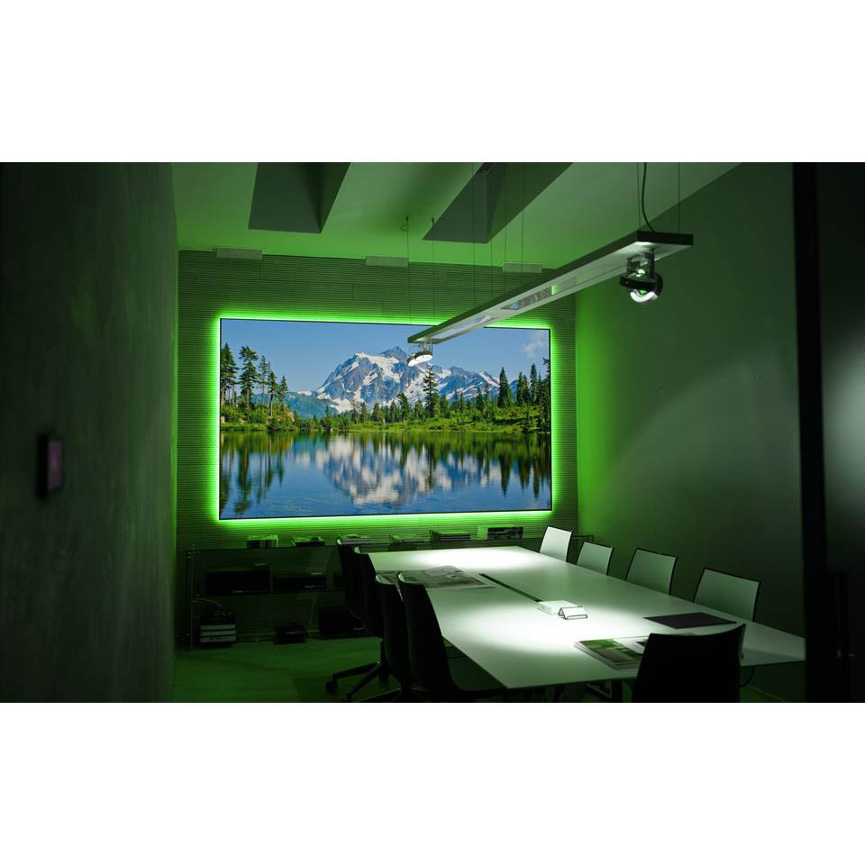 EluneVision 110" Aurora 4K ALR Perforated NanoEdge Fixed Frame Screen