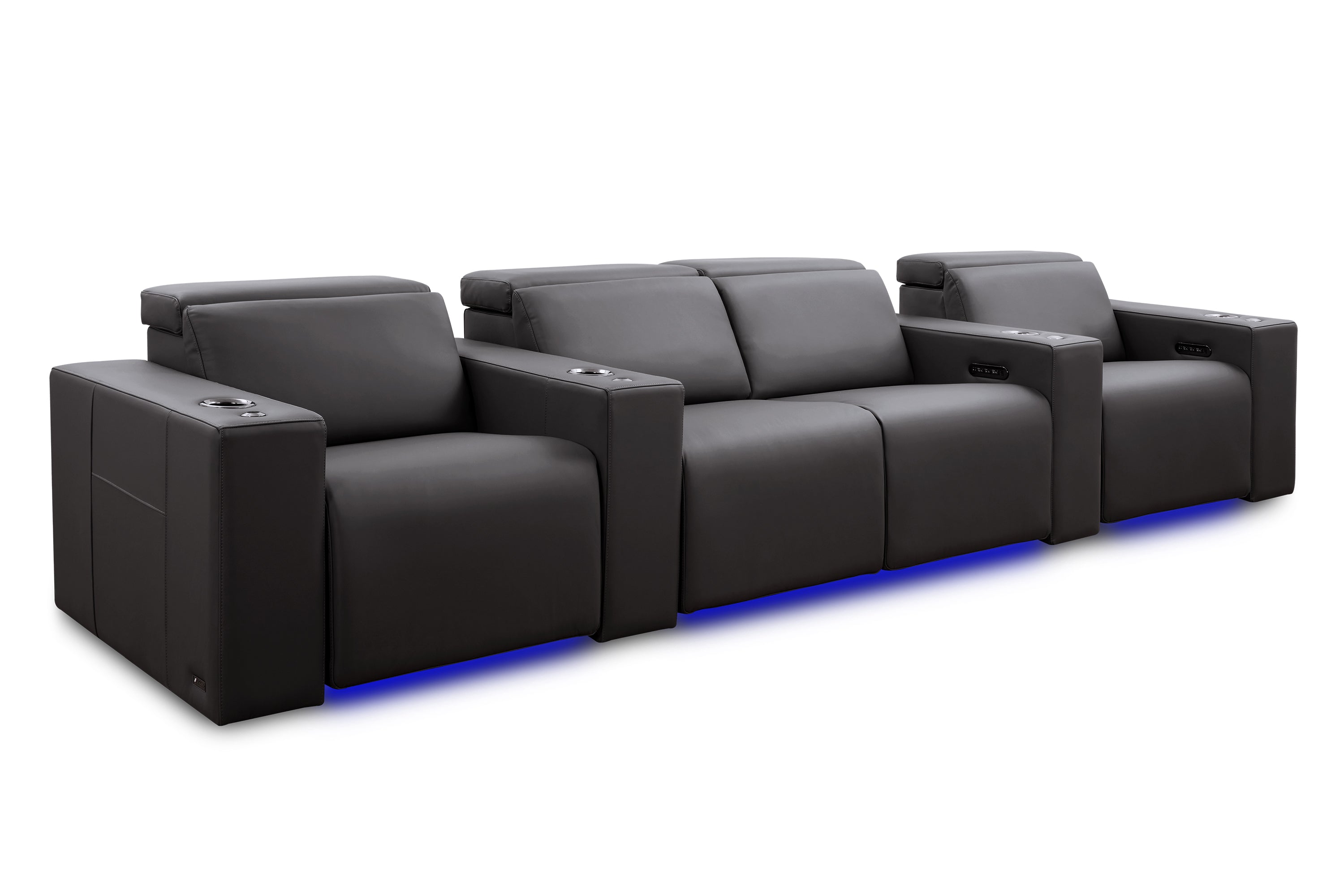 Valencia Barcelona Italian Leather Home Theater Seating