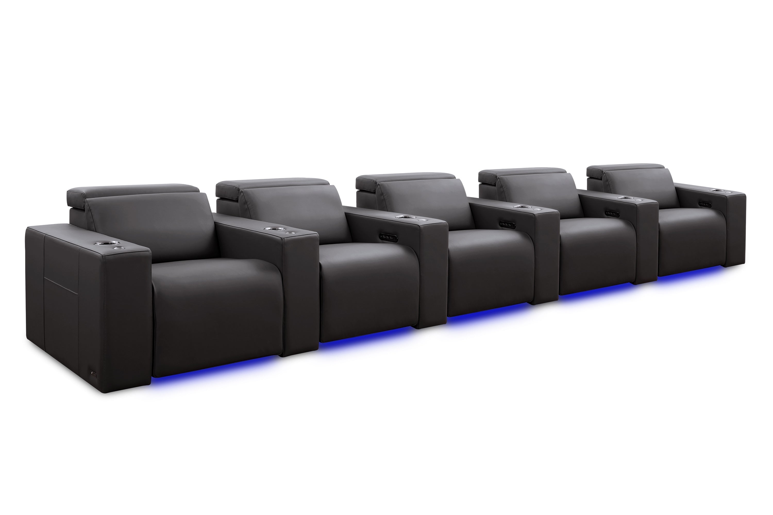 Valencia Barcelona Italian Leather Home Theater Seating