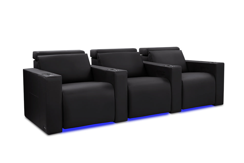 Valencia Barcelona Italian Leather Home Theater Seating