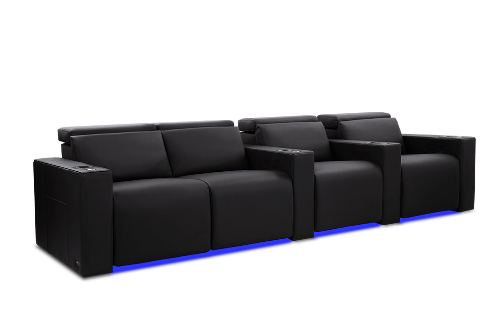 Valencia Barcelona Italian Leather Home Theater Seating
