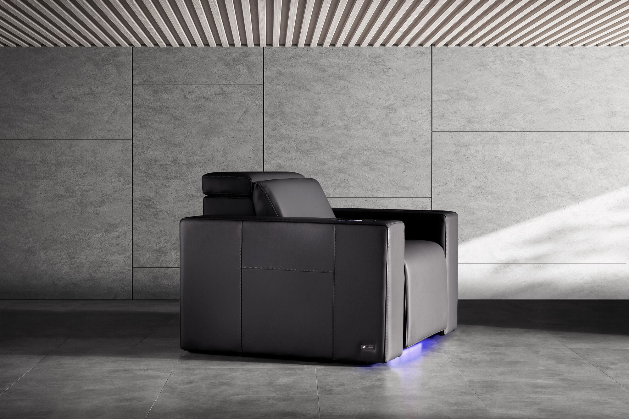 Valencia Barcelona Italian Leather Home Theater Seating