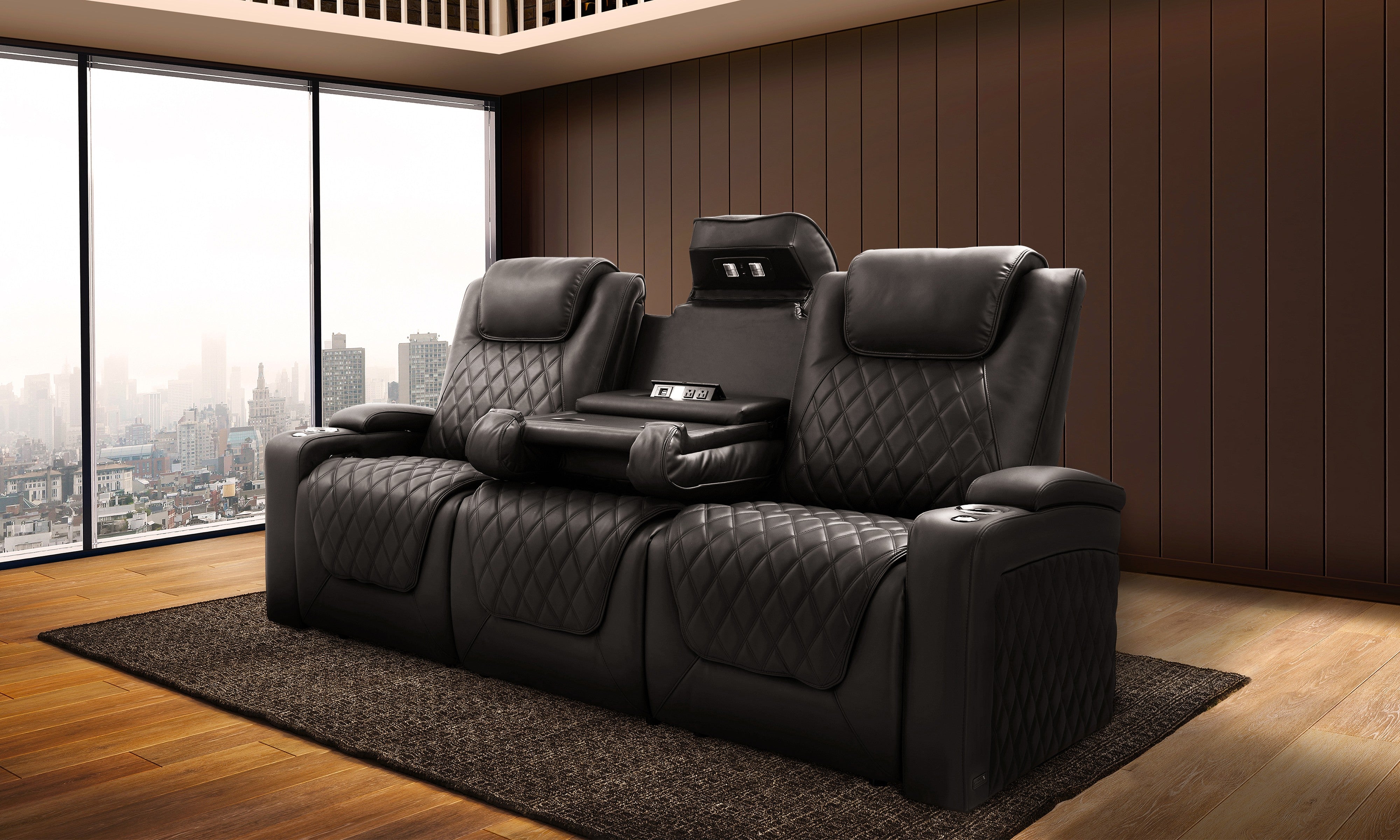 Valencia Oslo Luxury Console Home Theater Seating