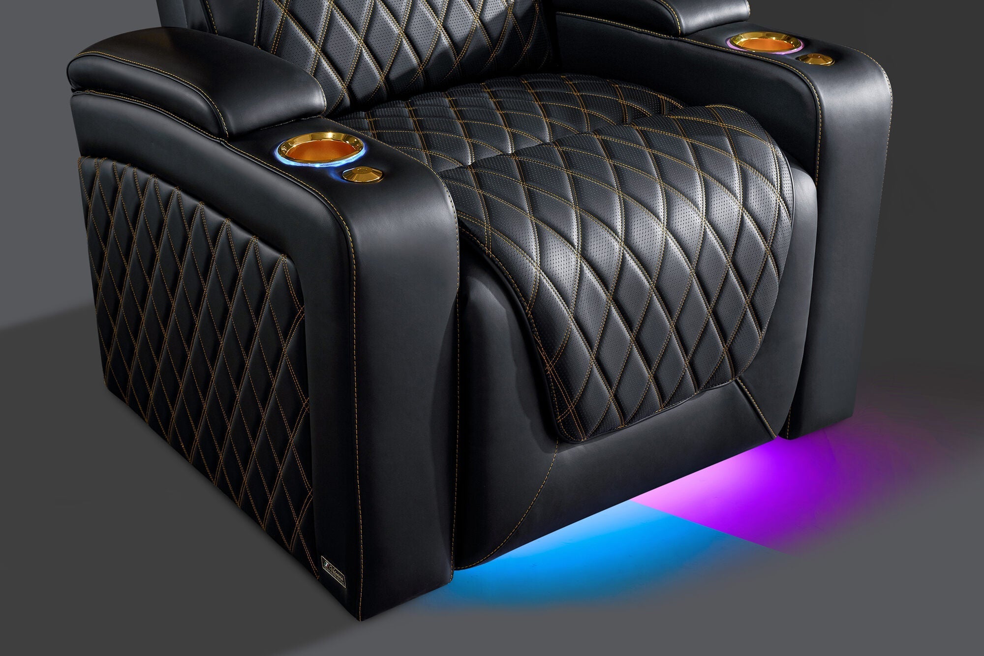 Valencia Oslo Ultimate 20K Italian Semi-Aniline Leather Theater Seating