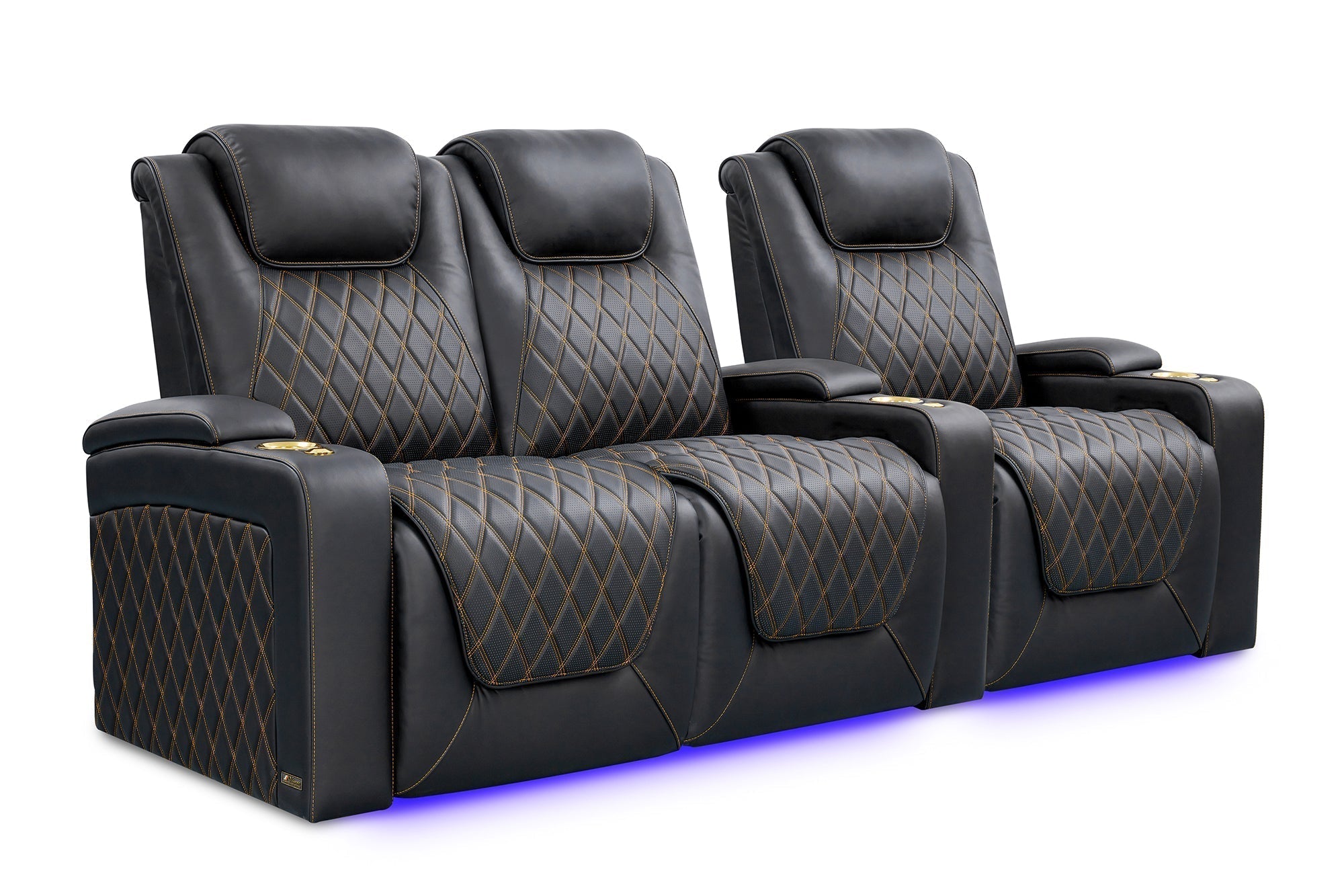 Valencia Oslo Ultimate 20K Italian Semi-Aniline Leather Theater Seating