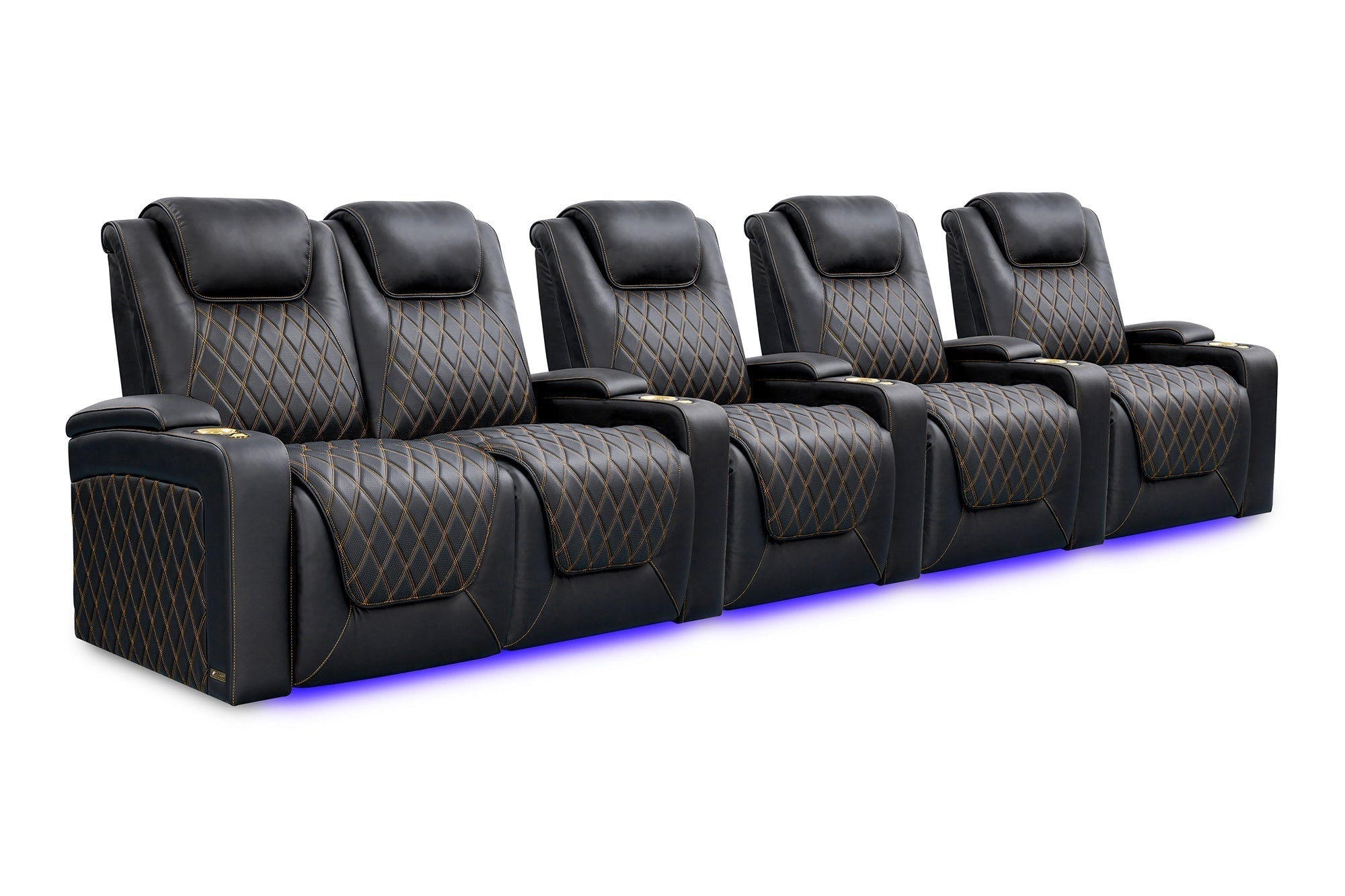 Valencia Oslo Ultimate 20K Italian Semi-Aniline Leather Theater Seating