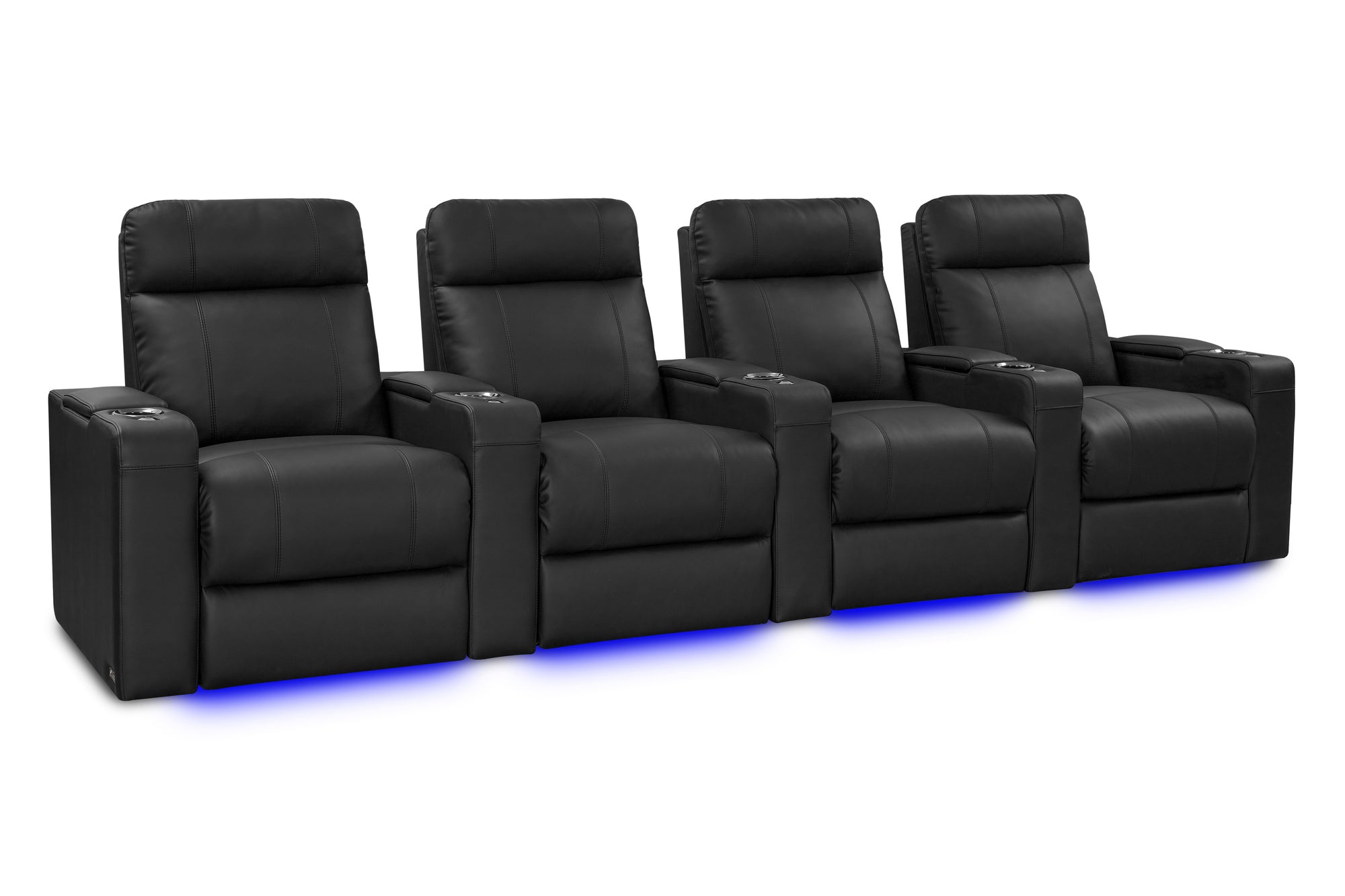 Valencia Piacenza Luxury Italian Semi-Aniline Leather Home Theater Seating
