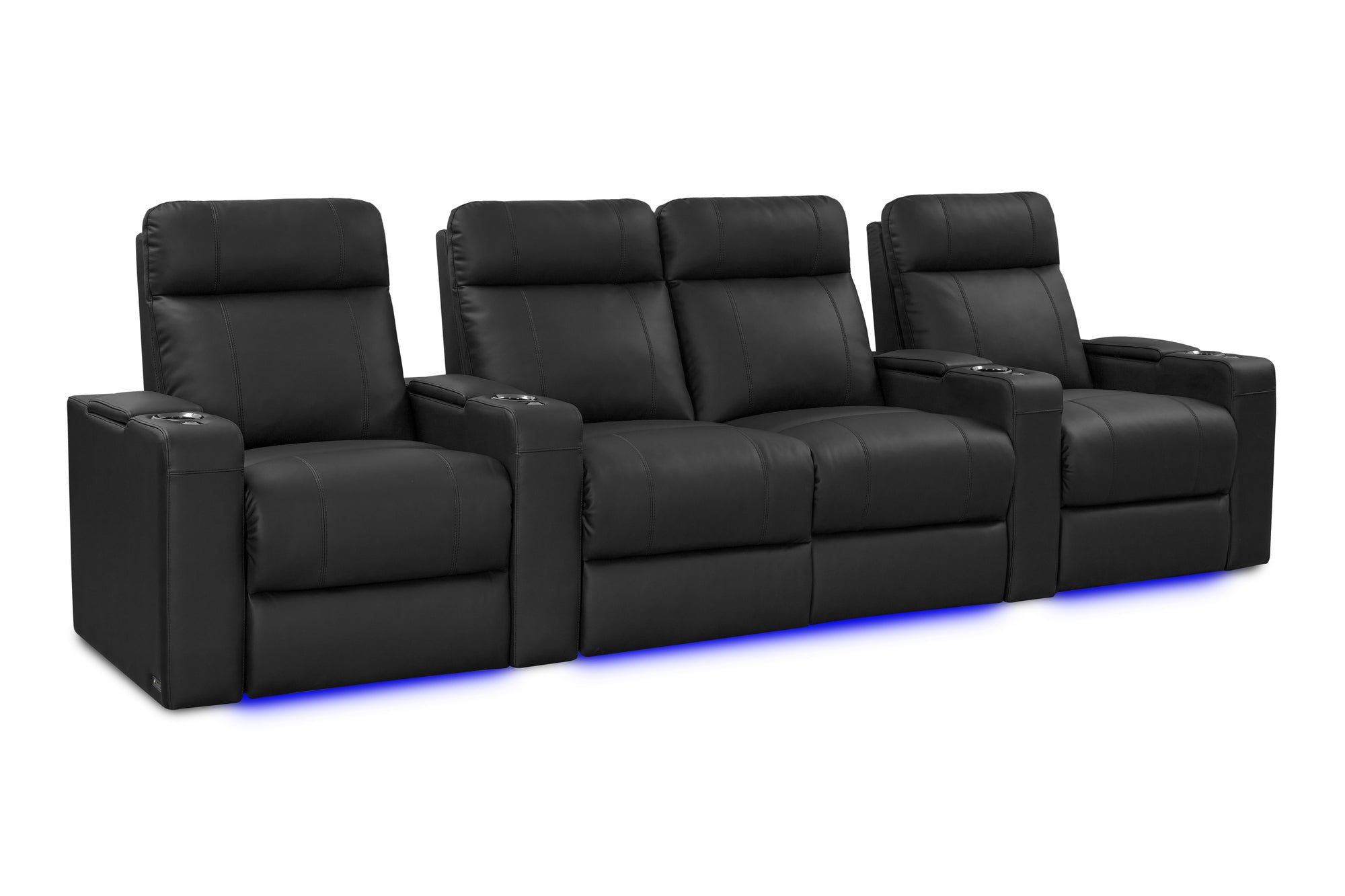Valencia Piacenza Luxury Italian Semi-Aniline Leather Home Theater Seating