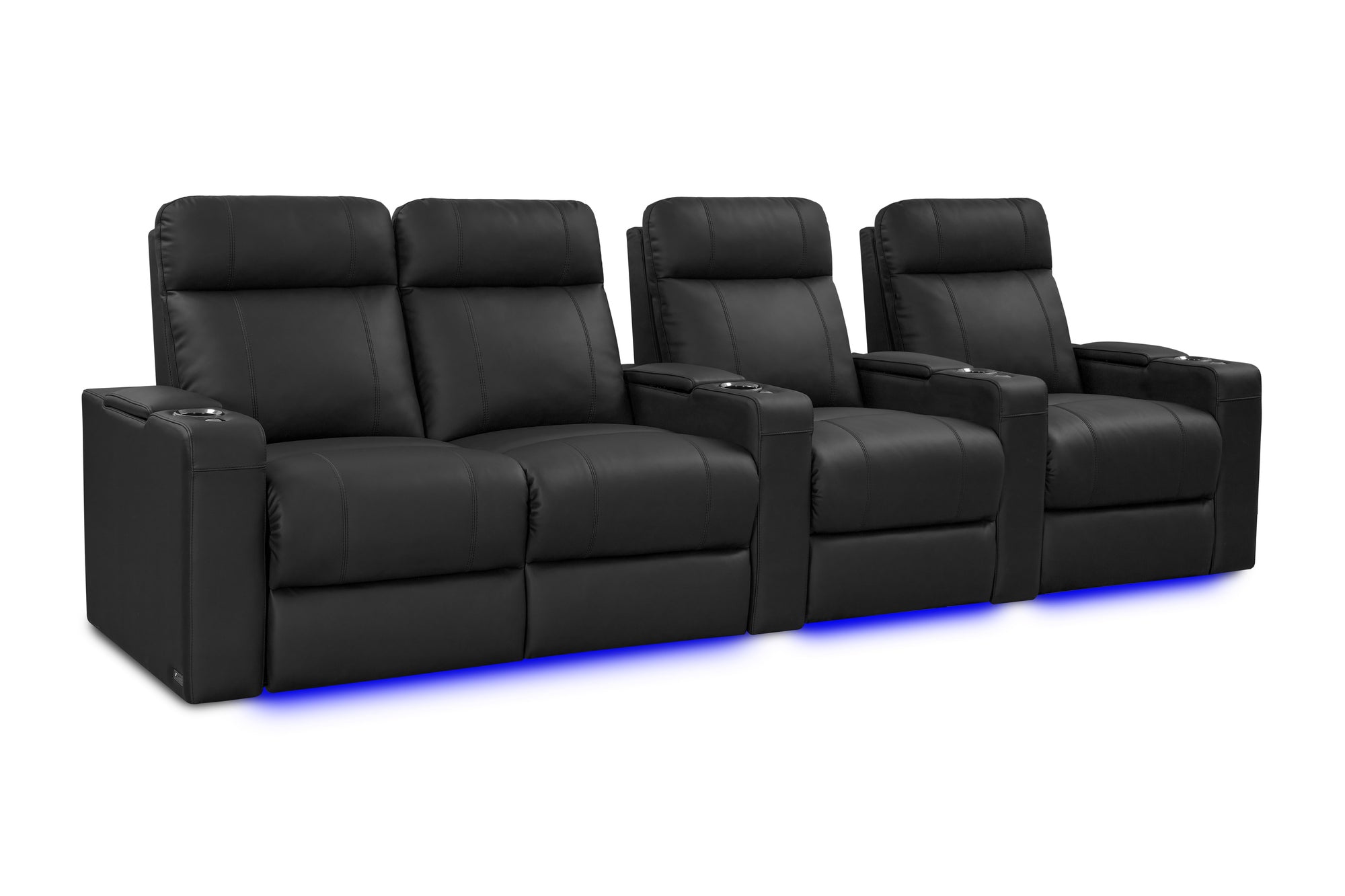 Valencia Piacenza Luxury Italian Semi-Aniline Leather Home Theater Seating