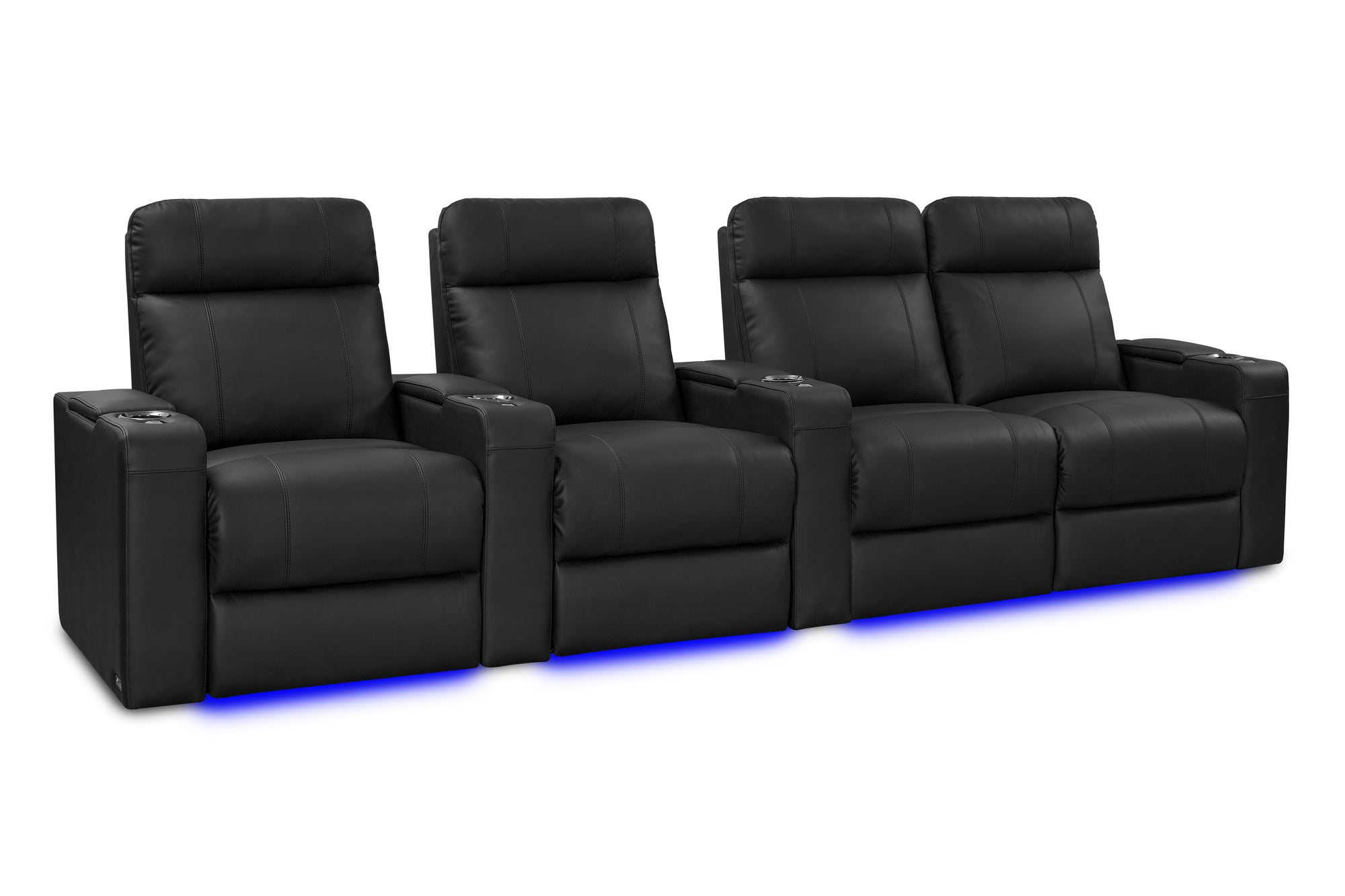 Valencia Piacenza Luxury Italian Semi-Aniline Leather Home Theater Seating