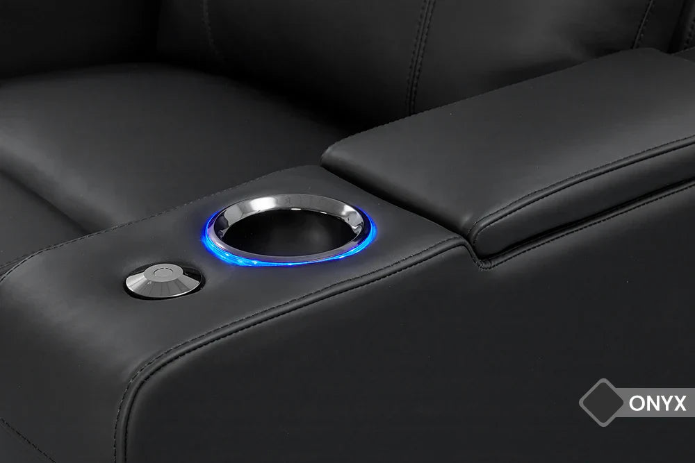 Valencia Piacenza Luxury Leather Home Theater Seating – Row of 3