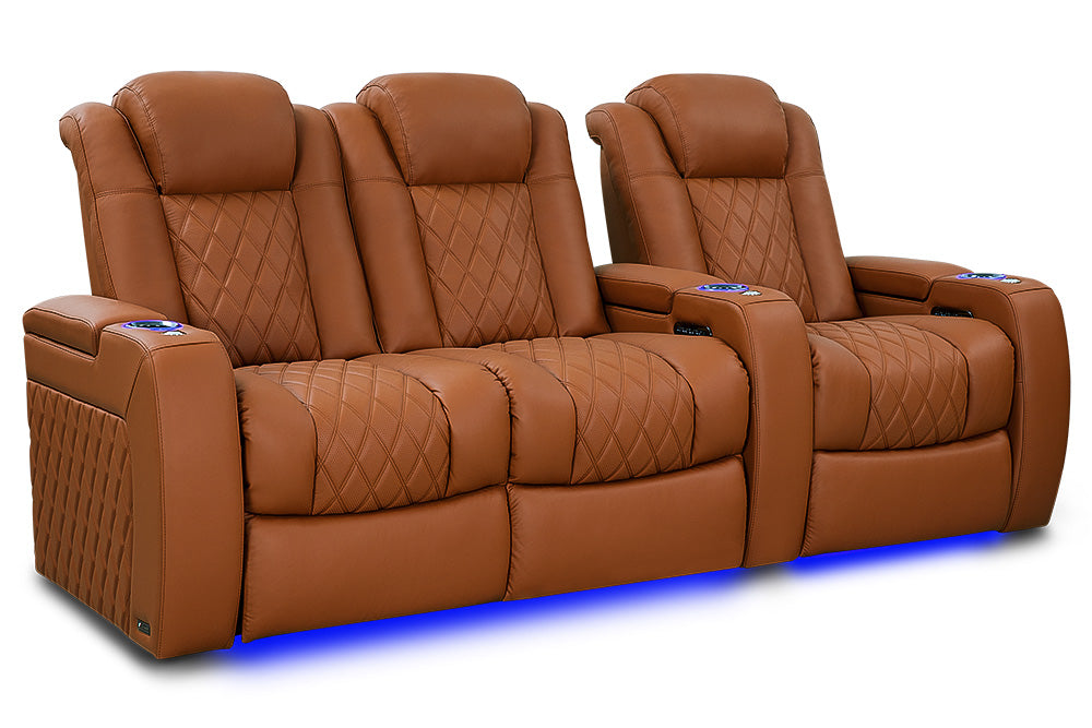 Valencia Tuscany Ultimate 20K Italian Semi-Aniline Leather Theater Seating