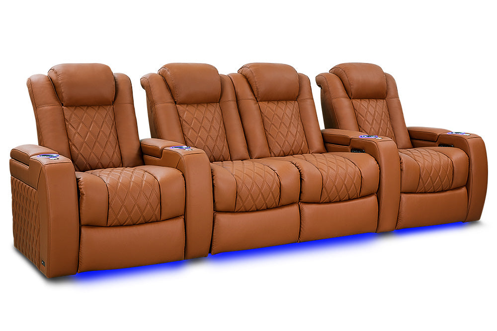 Valencia Tuscany Ultimate 20K Italian Semi-Aniline Leather Theater Seating