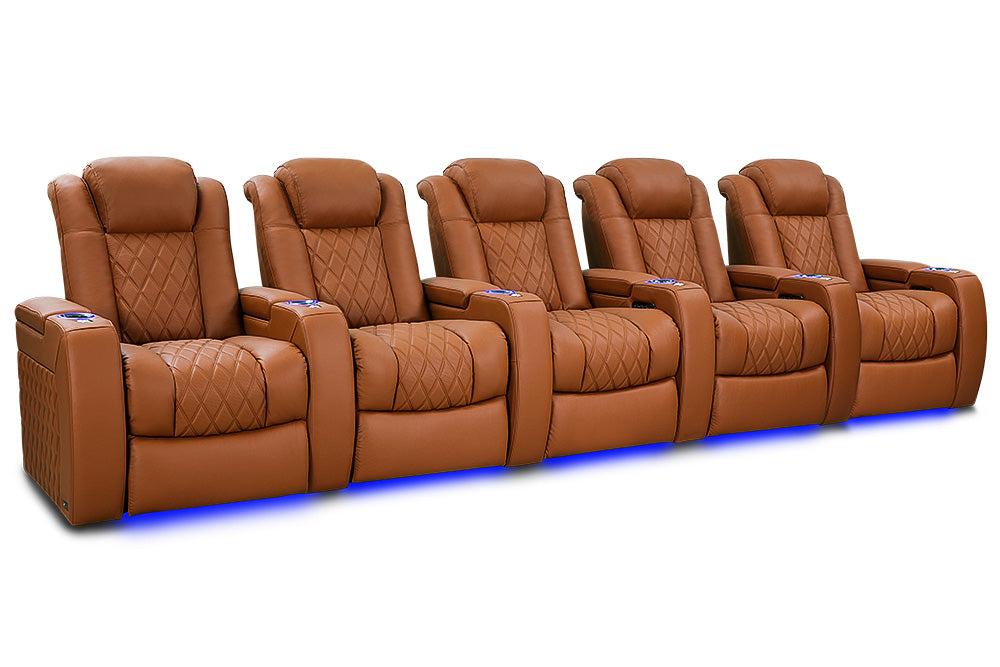 Valencia Tuscany Ultimate 20K Italian Semi-Aniline Leather Theater Seating