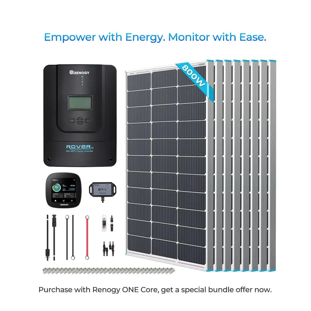 Renogy 800W 12V/24V Starter Solar Panel Kit