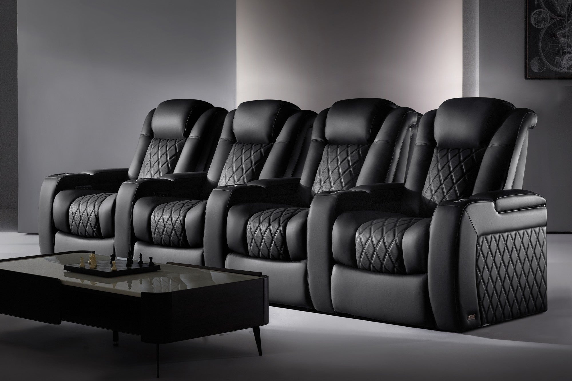 Valencia Tuscany Ultimate 20K Italian Semi-Aniline Leather Theater Seating