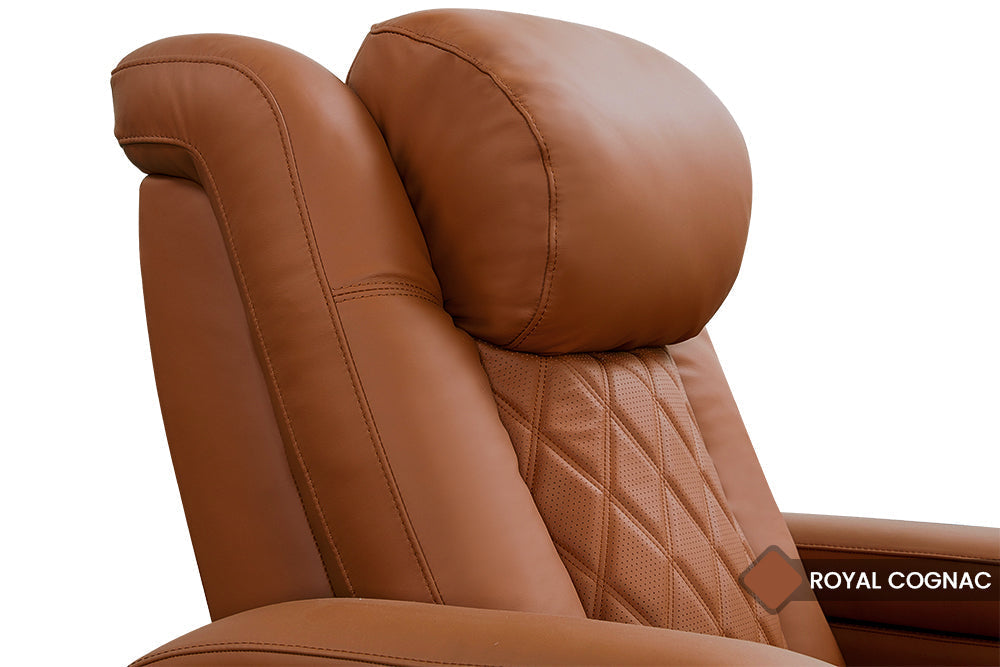 Valencia Tuscany Ultimate 20K Italian Semi-Aniline Leather Theater Seating