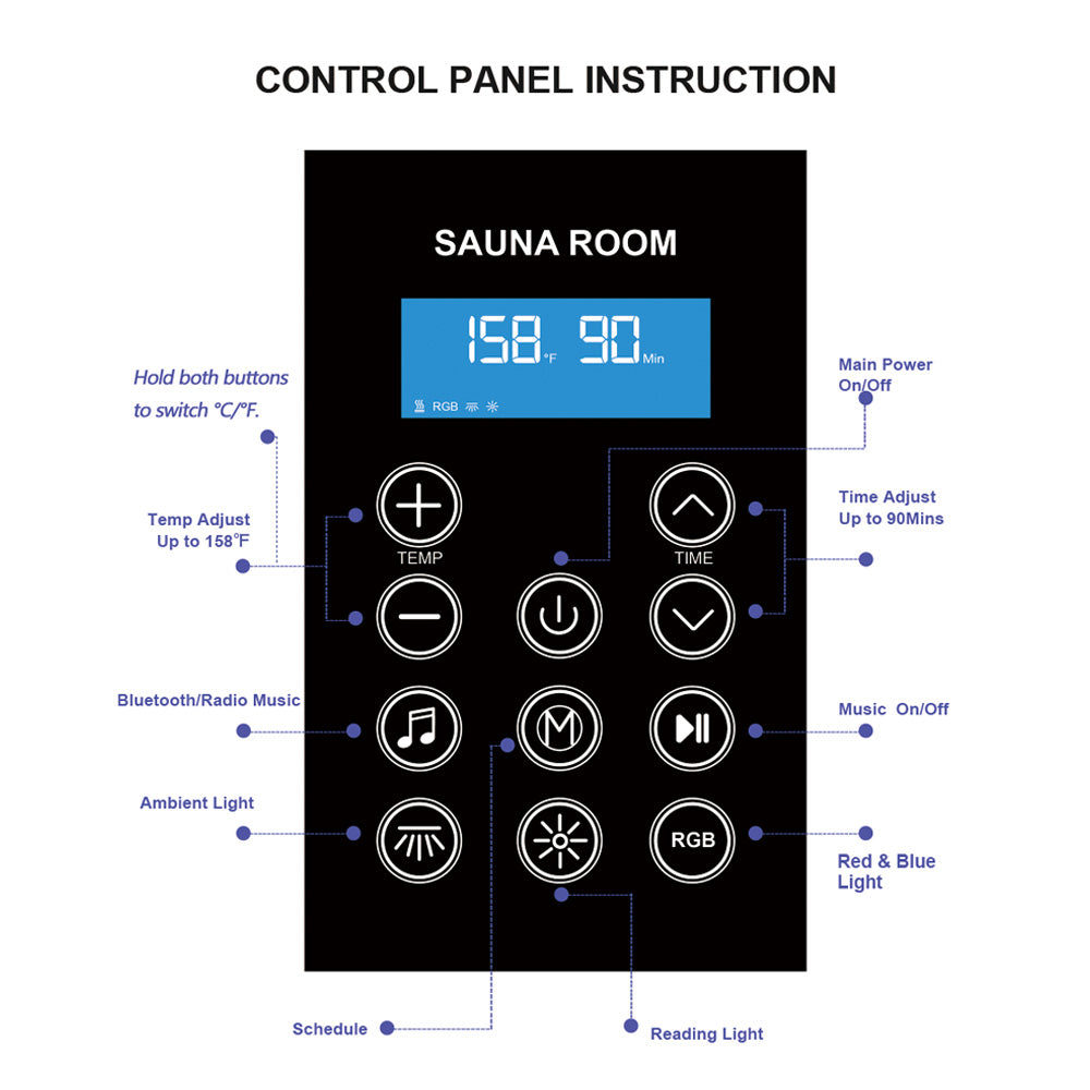 SR01 1 Person Red Cedar Far Infrared Sauna