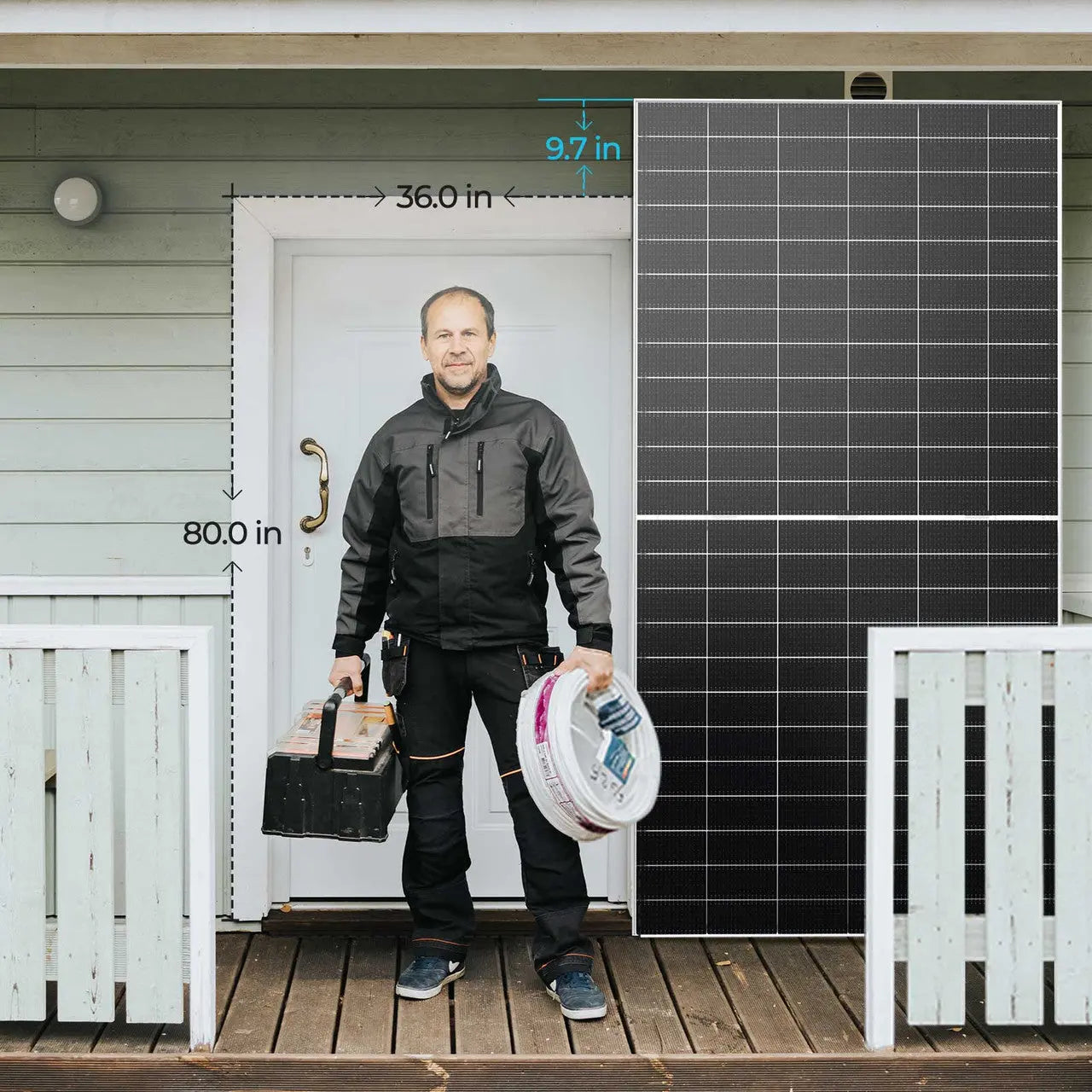Renogy 590W N-Type Bifacial Solar Panel (2-Pack)