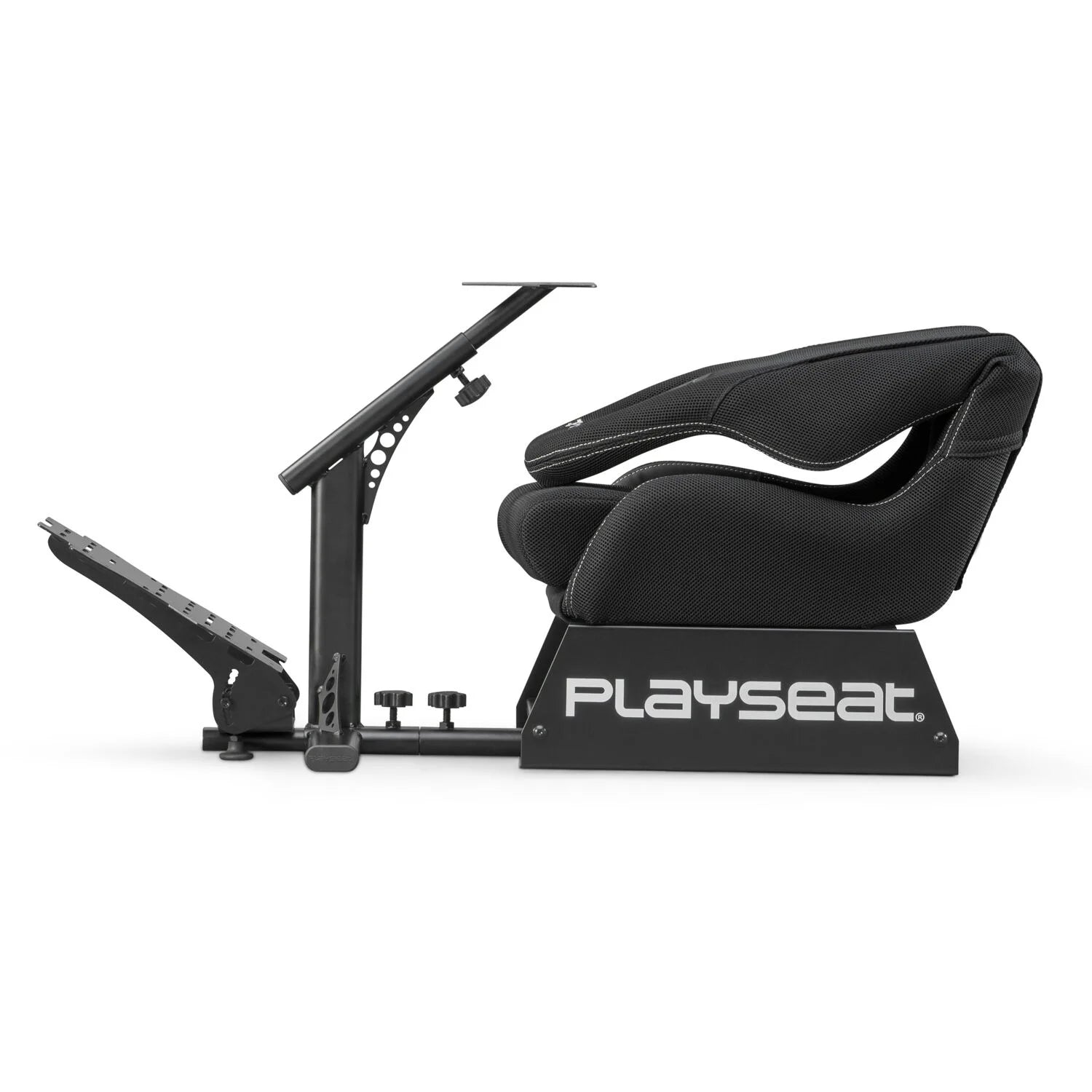 ® Evolution Racing Suède Lightweight Carbon Quality Steel Racing Simulator Cockpit, Black