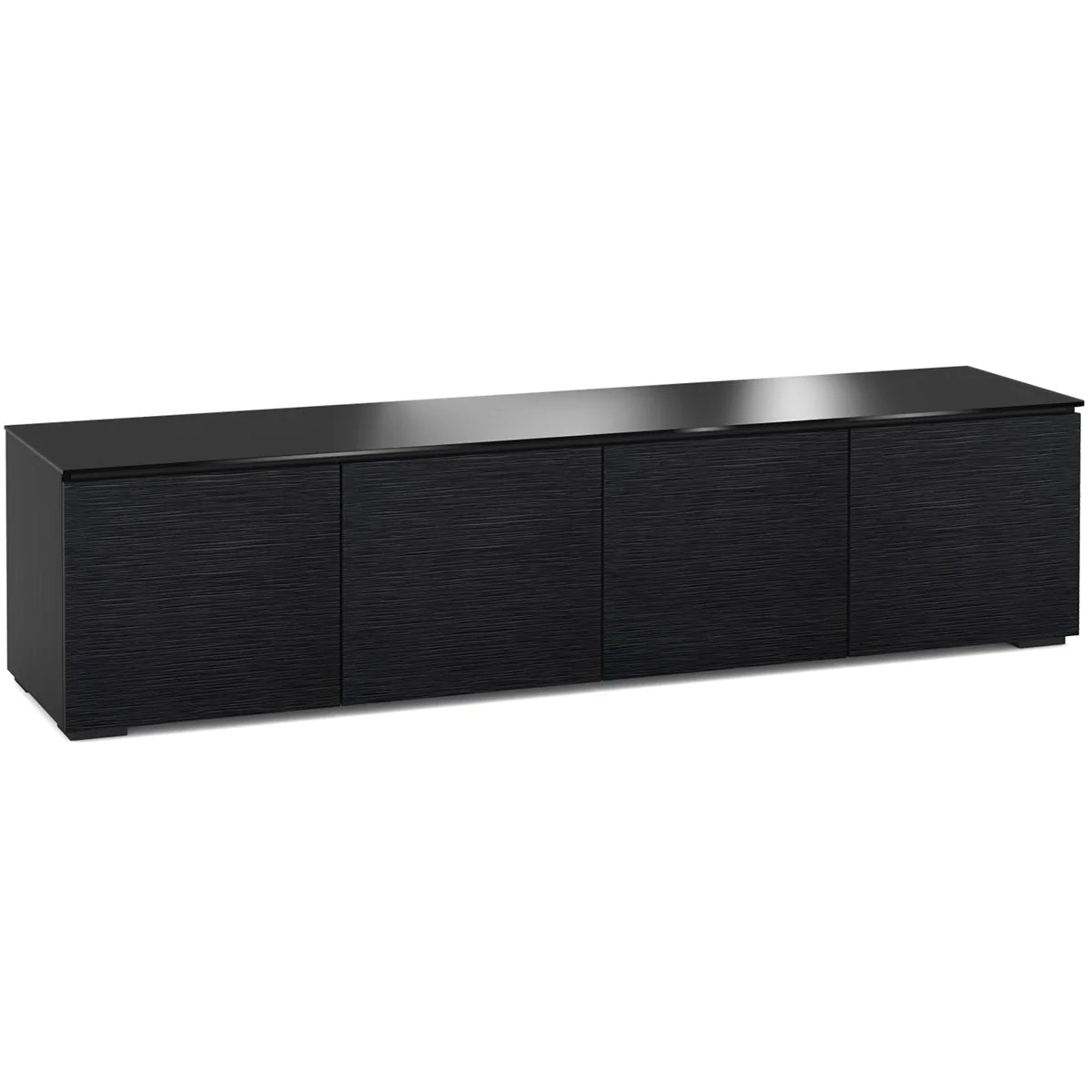 Salamander Designs Chicago 247 Quad-Width A/V Cabinet – Textured Black Oak