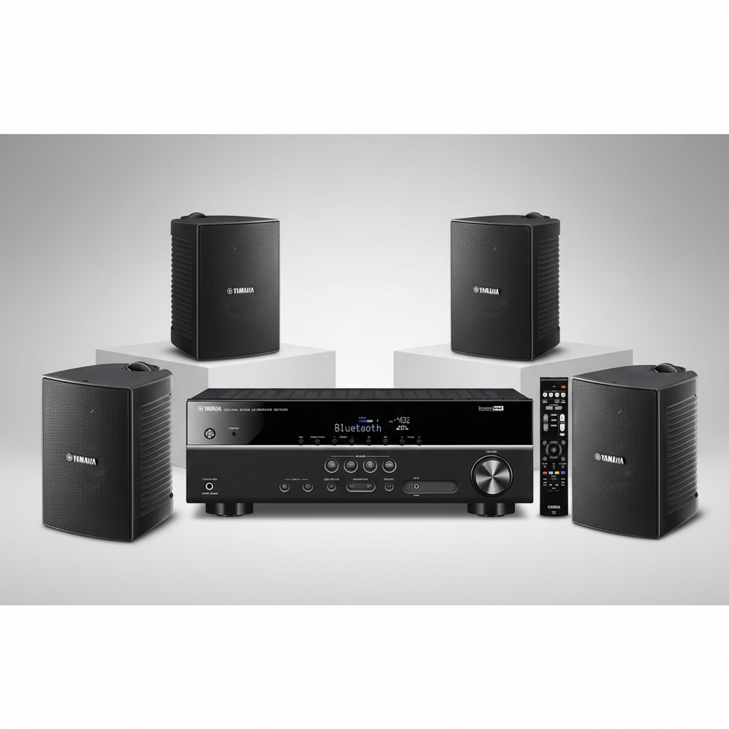 4K UHD 5.1 Home Theater Systems, Black