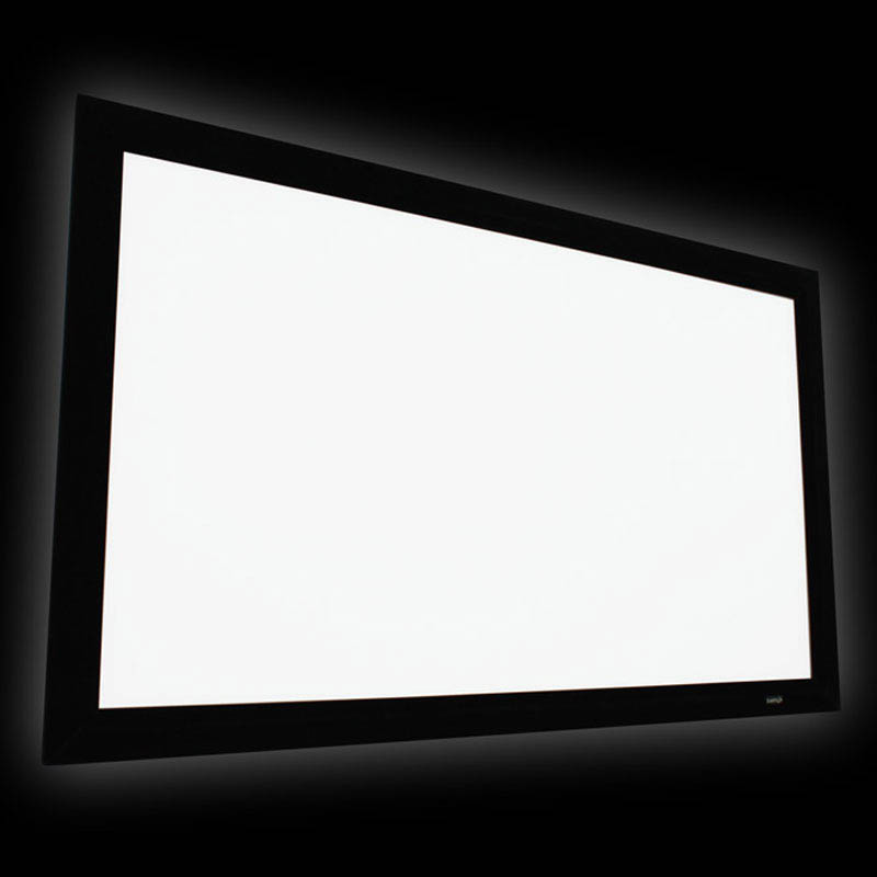 EluneVision 125" Reference Studio 4K Fixed Frame 1.0 Gain Projector Screen