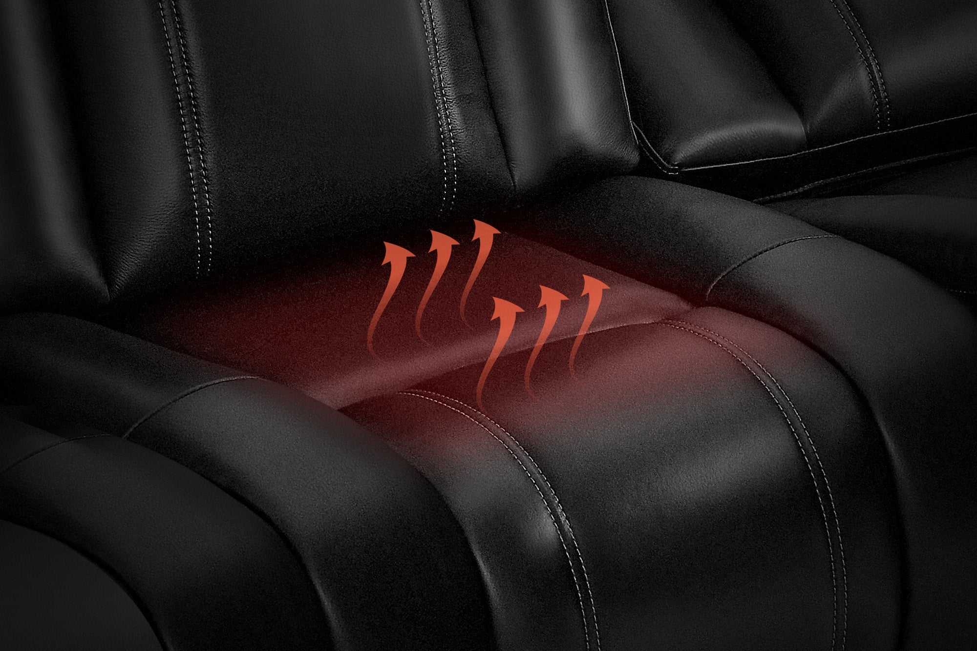 Valencia Cyber Intelligent – Italian Leather Home Theater Console with Immersive Sound, Heat & Massage