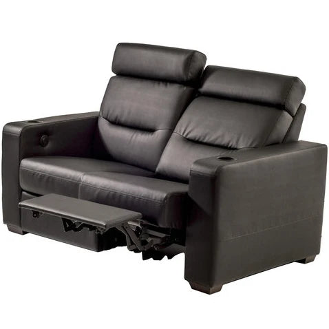 Salamander Designs TC3 Loveseat Combination Theater Chair - Black