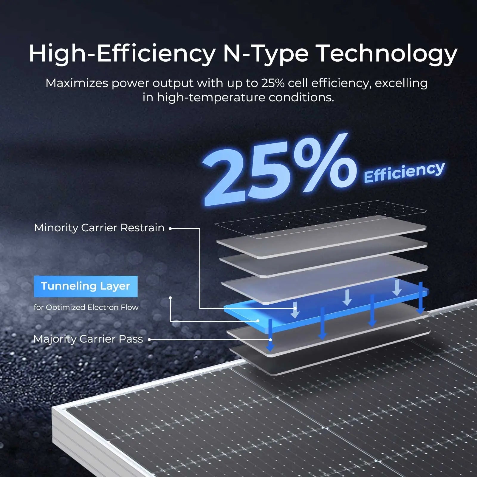 Renogy 590W N-Type Bifacial Solar Panel (2-Pack)