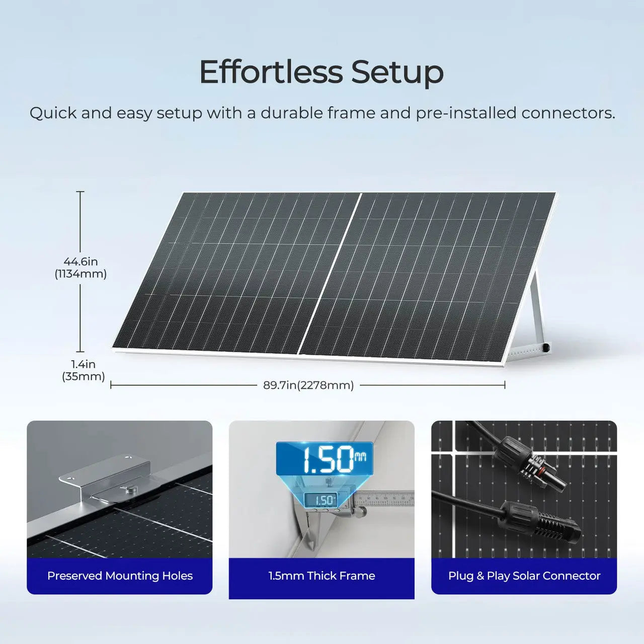 Renogy 590W N-Type Bifacial Solar Panel (2-Pack)