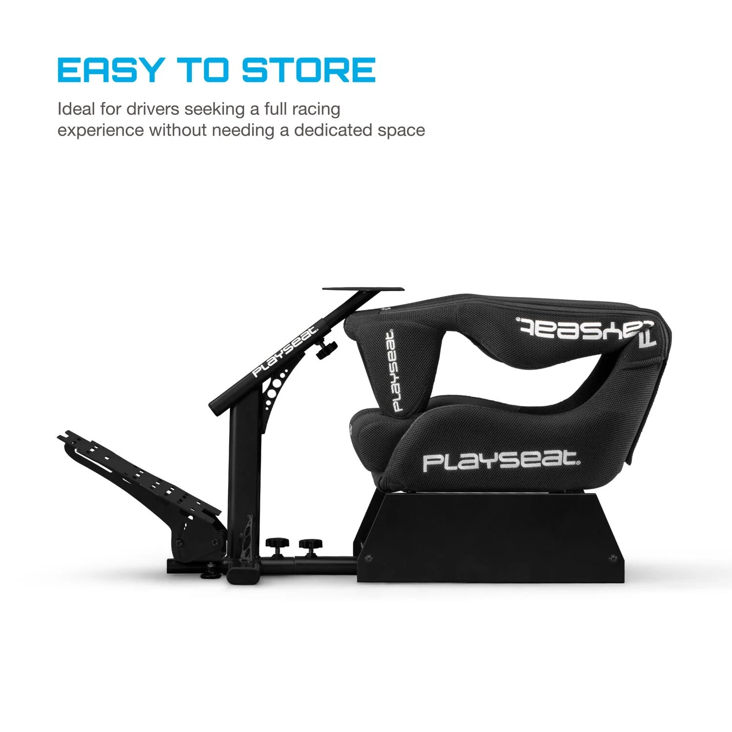 ® Evolution PRO Actifit™ Lightweight Carbon Quality Steel Racing Simulator Cockpit Video Game Chair, Black