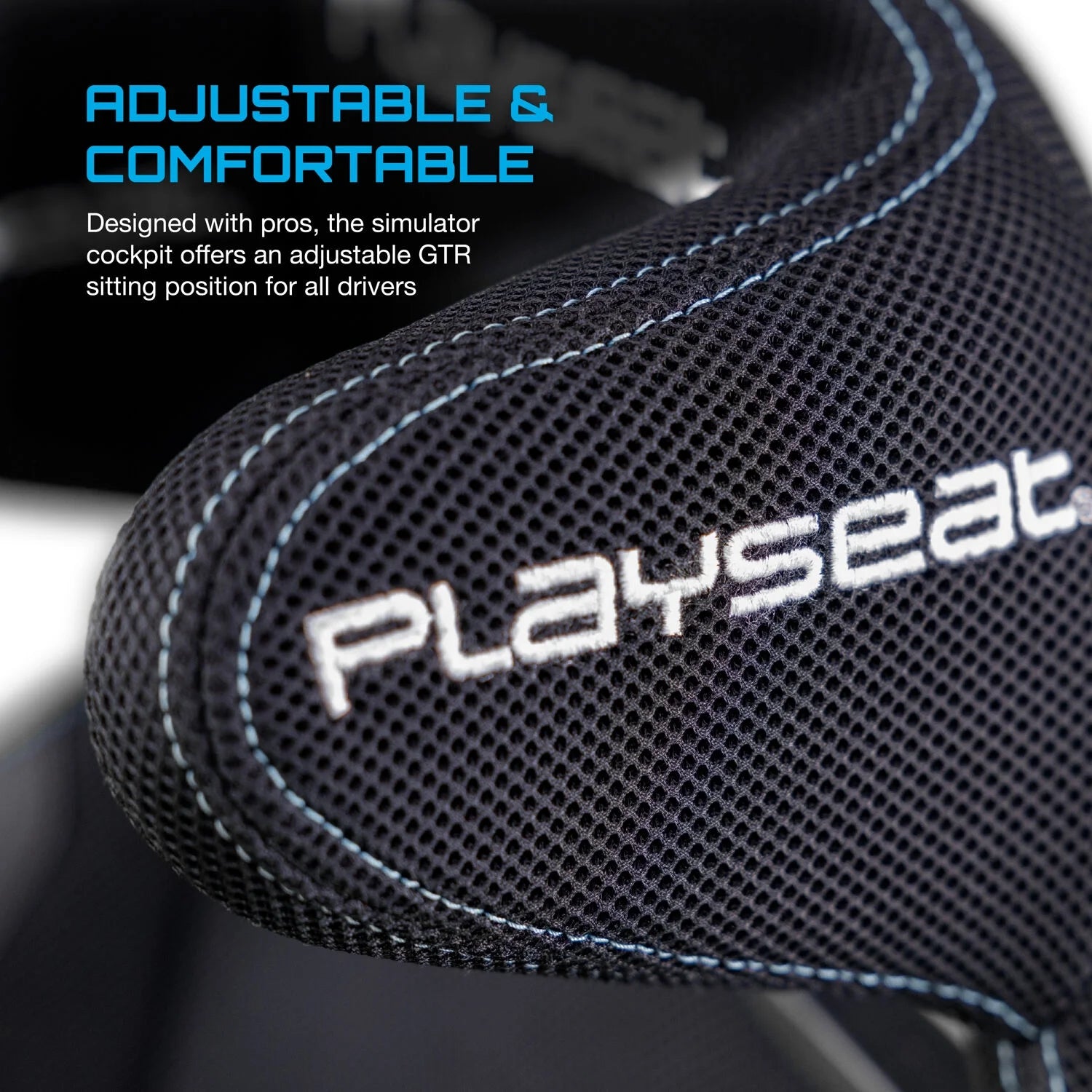 ® Evolution PRO Actifit™ Lightweight Carbon Quality Steel Racing Simulator Cockpit Video Game Chair, Black