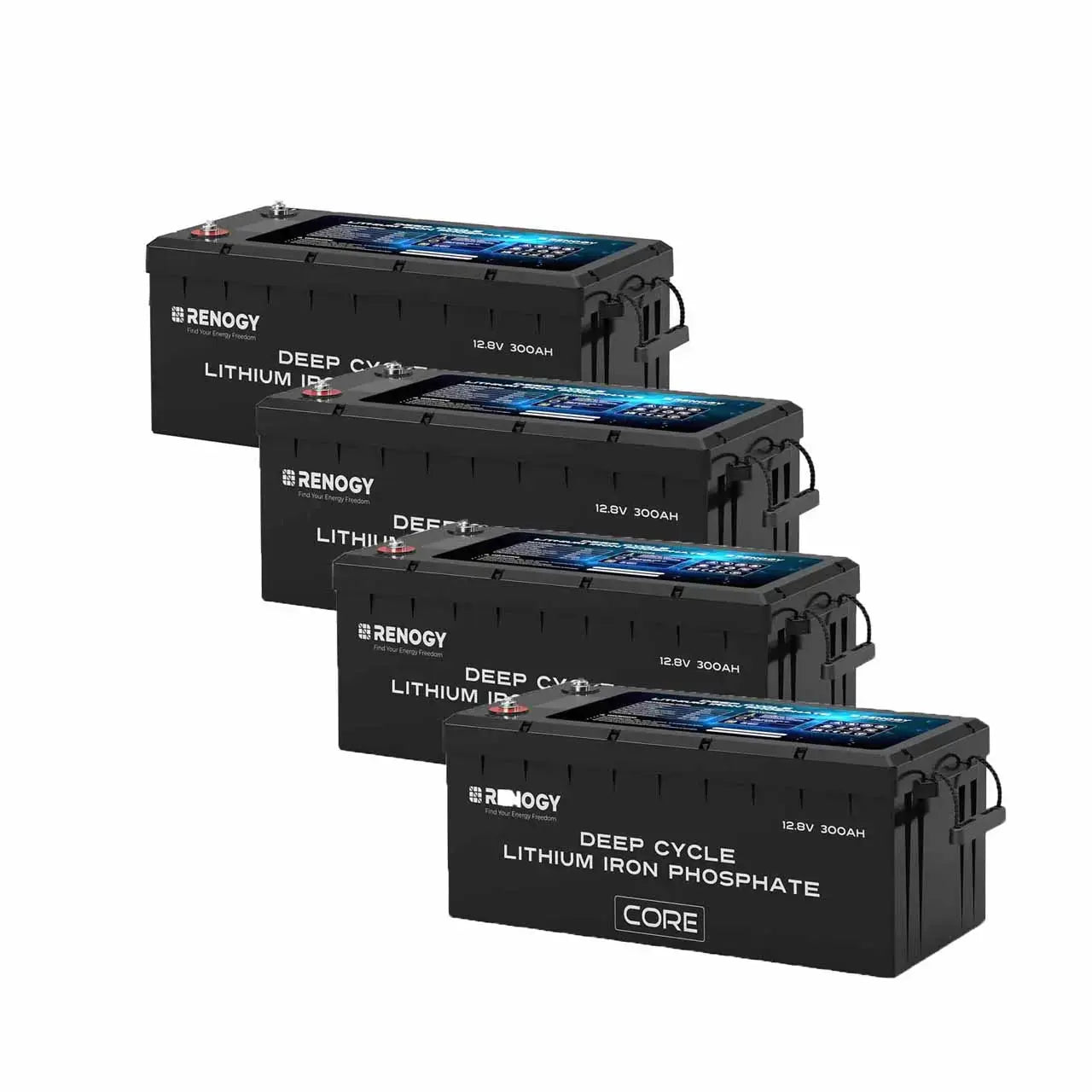 12V 300Ah Deep Cycle Lithium Iron Phosphate Battery w/ Self-Heating | Core Series