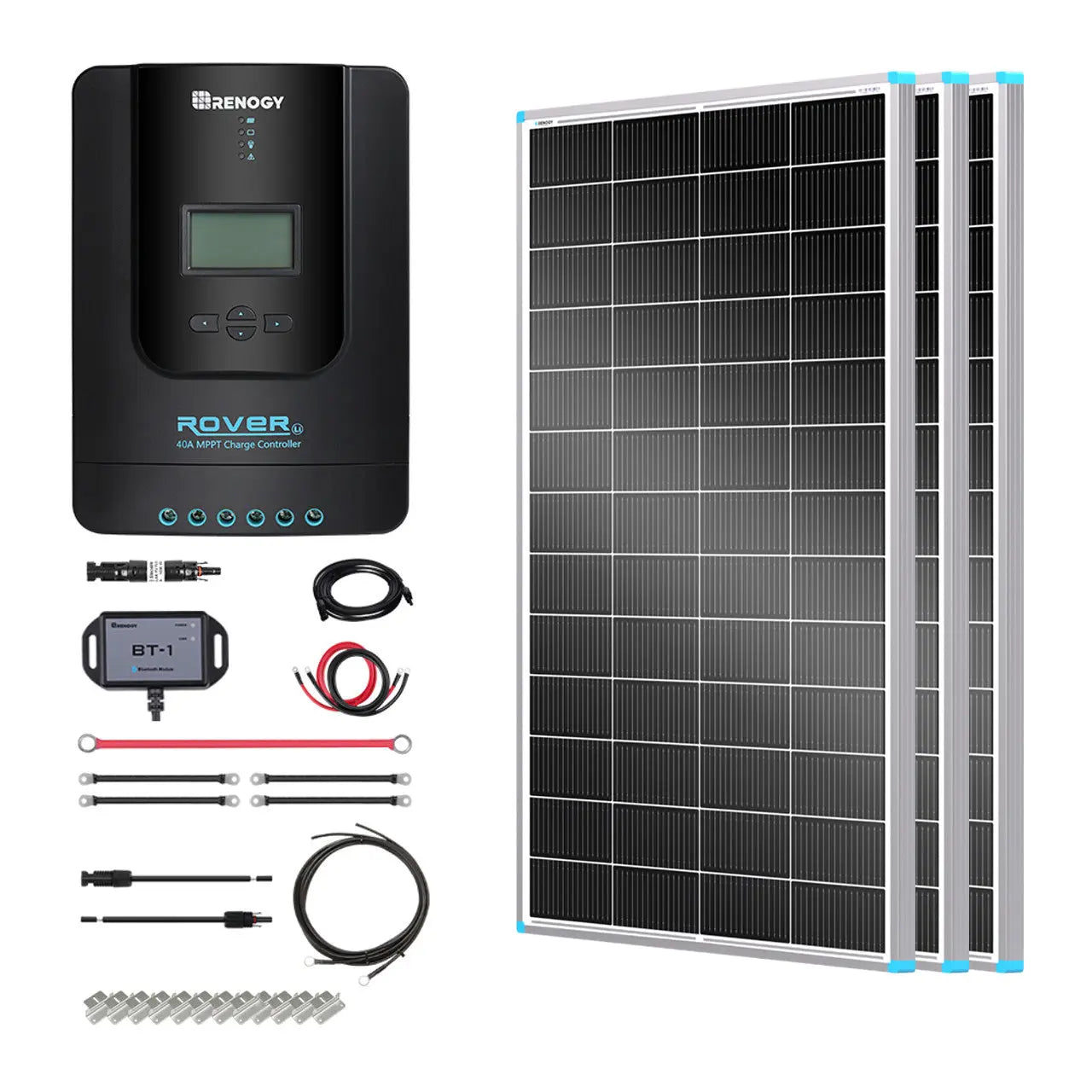 Renogy 600W 12V Complete Solar Panel Kit with 3.6kWh Battery