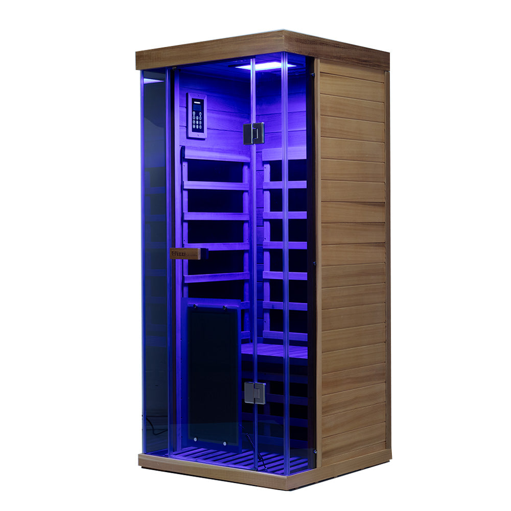 SR01 1 Person Red Cedar Far Infrared Sauna