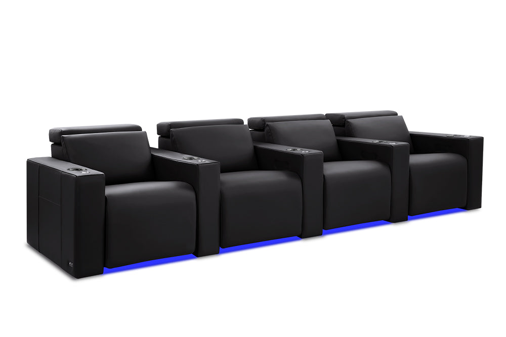Valencia Barcelona Italian Leather Home Theater Seating