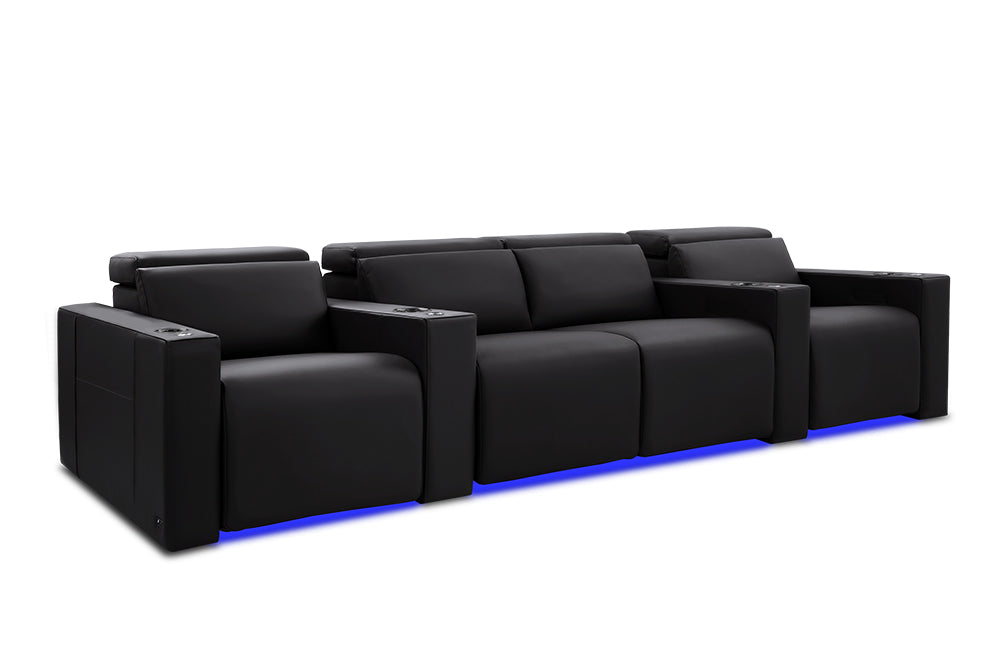 Valencia Barcelona Italian Leather Home Theater Seating