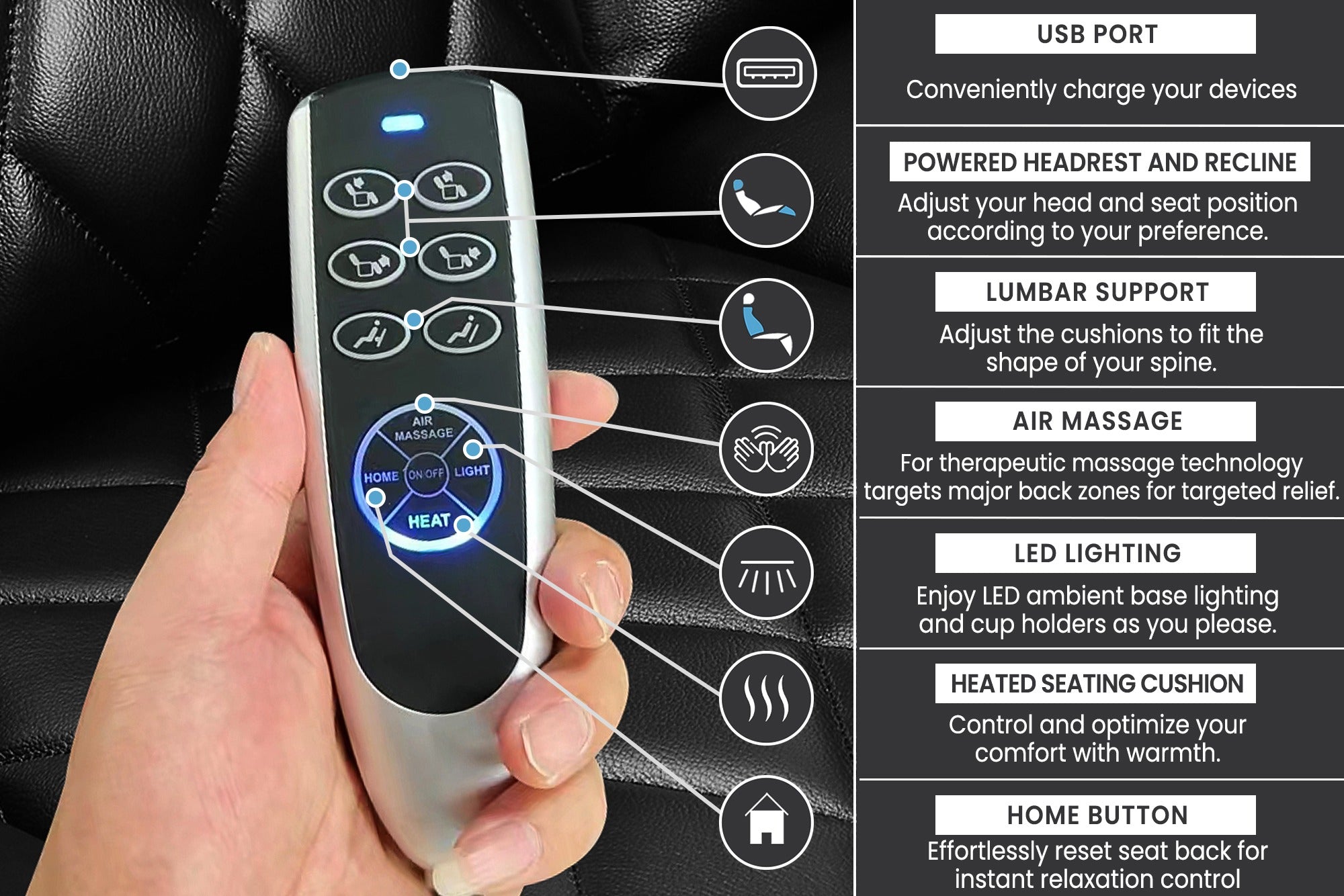 Valencia Tuscany Heat & Massage Console Theater Seating (2025 Edition)