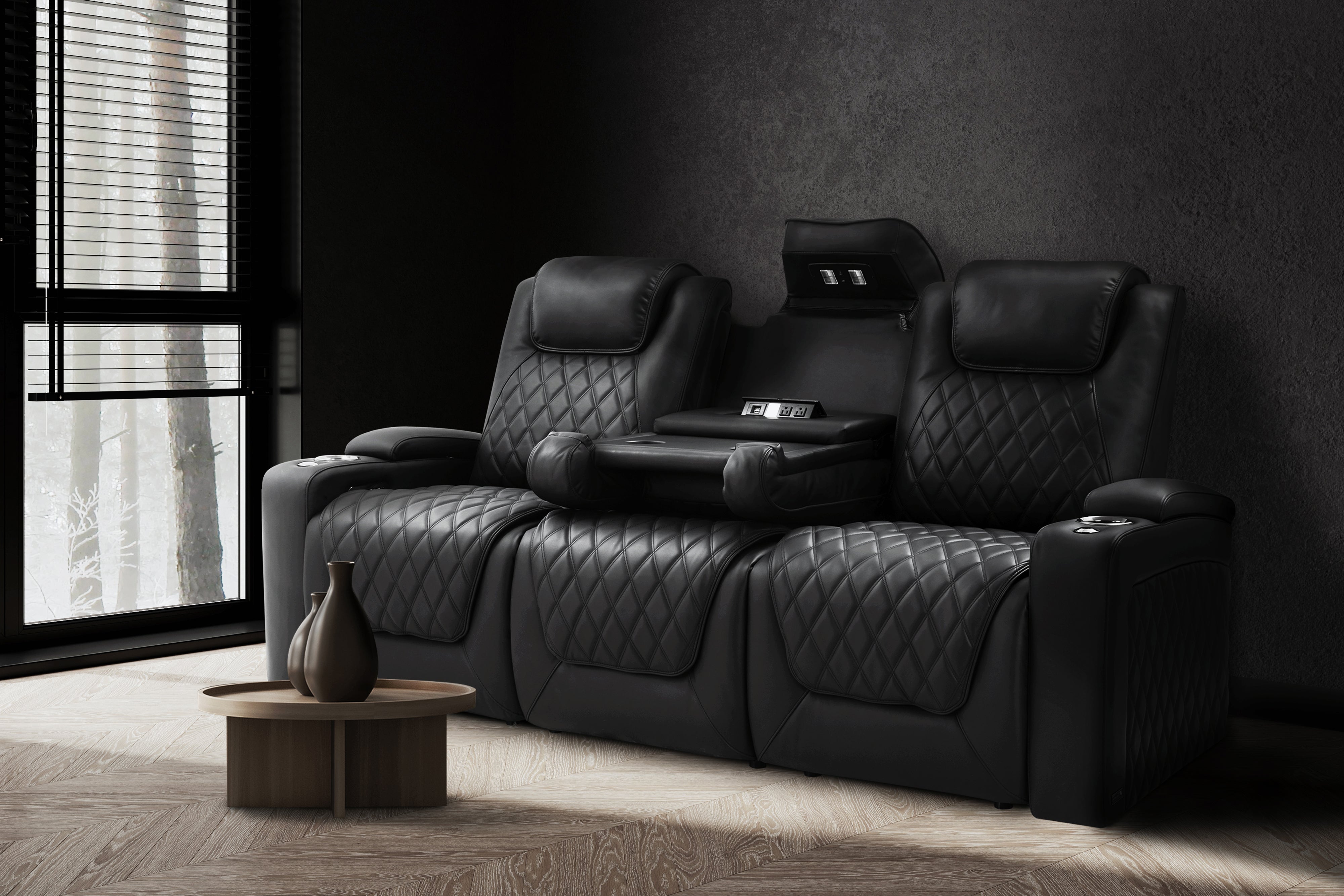 Valencia Oslo Luxury Console Home Theater Seating