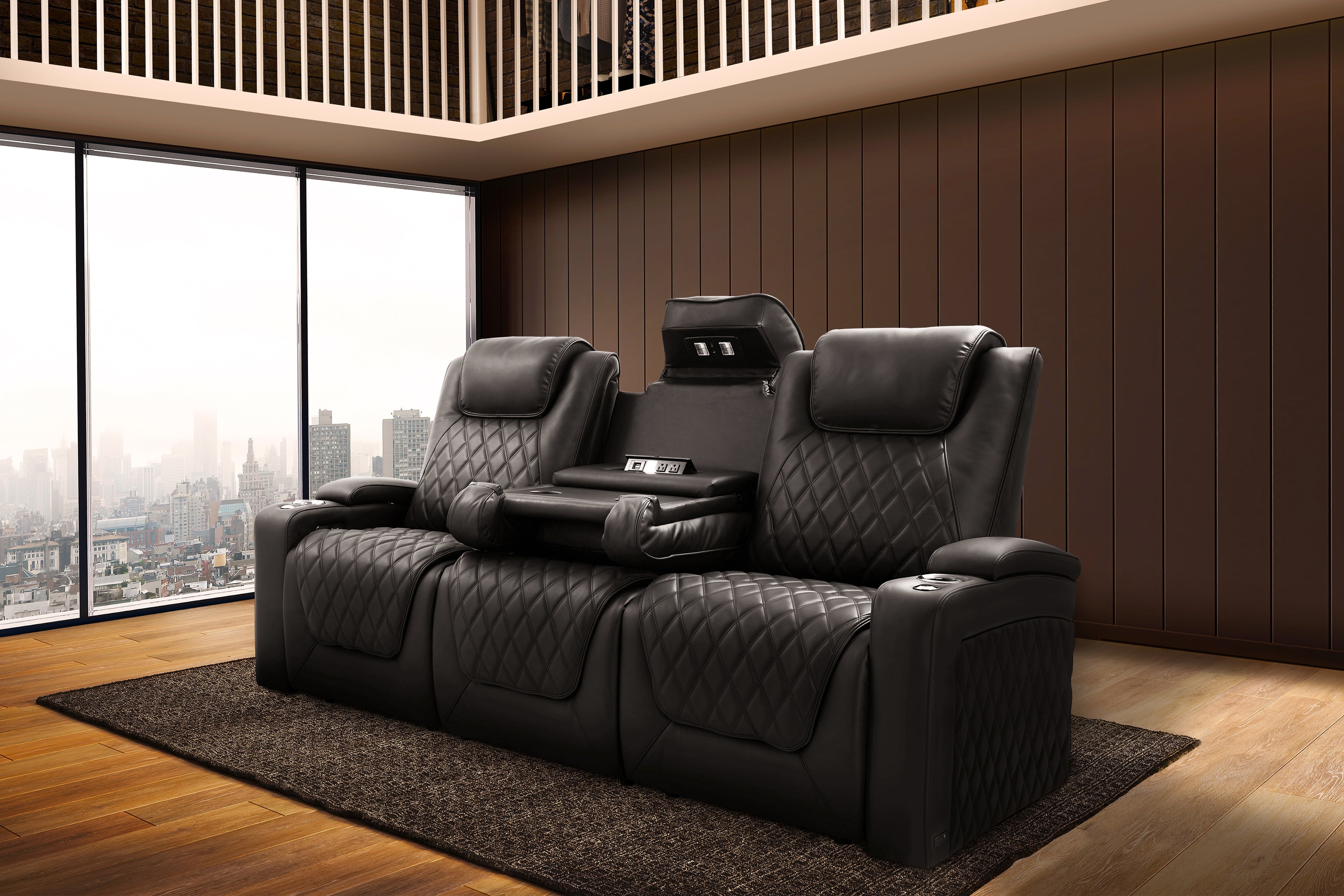 Valencia Oslo Luxury Console Home Theater Seating