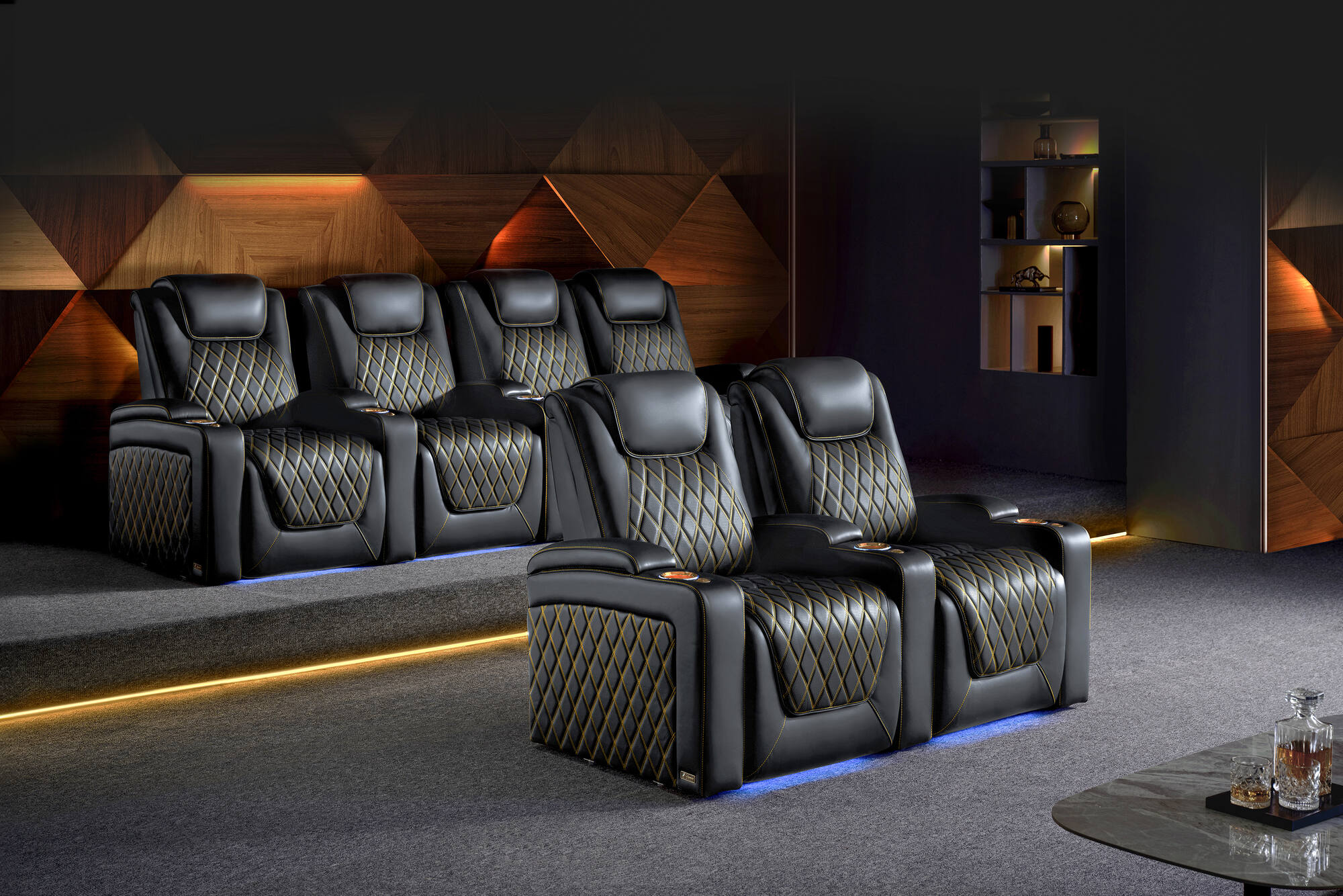 Valencia 2025 Oslo Ultimate Luxury Leather Home Theater Seating